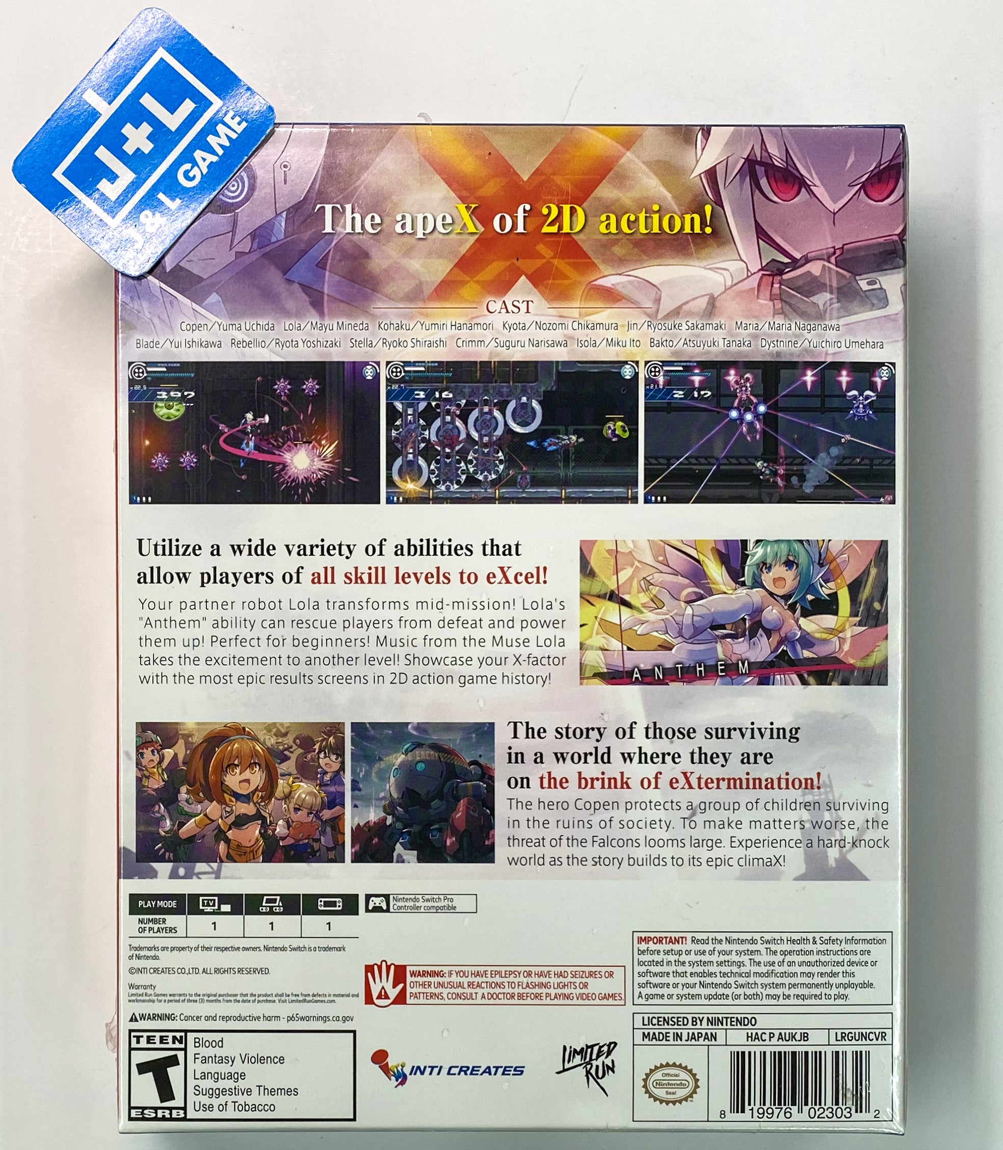 Gunvolt Chronicles: Luminous Avenger iX Collector's Edition - (NSW) Nintendo Switch Video Games NSW   