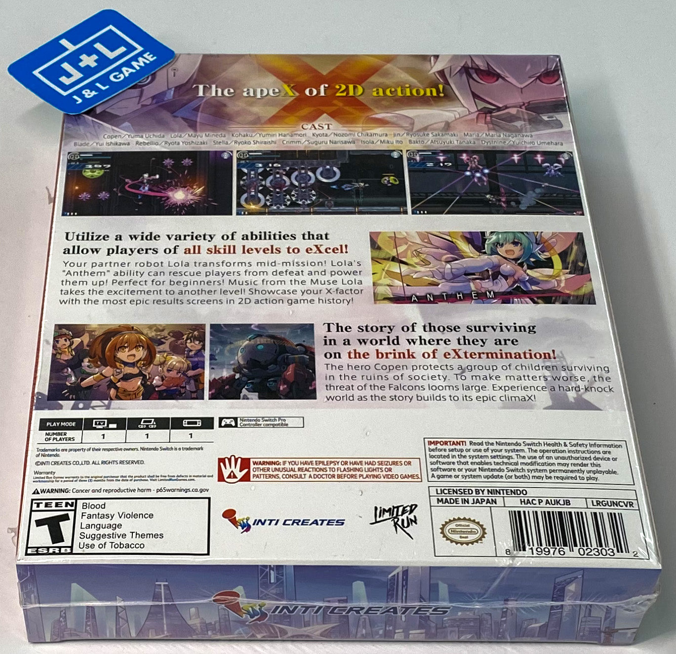 Gunvolt Chronicles: Luminous Avenger iX Collector's Edition - (NSW) Nintendo Switch Video Games NSW   