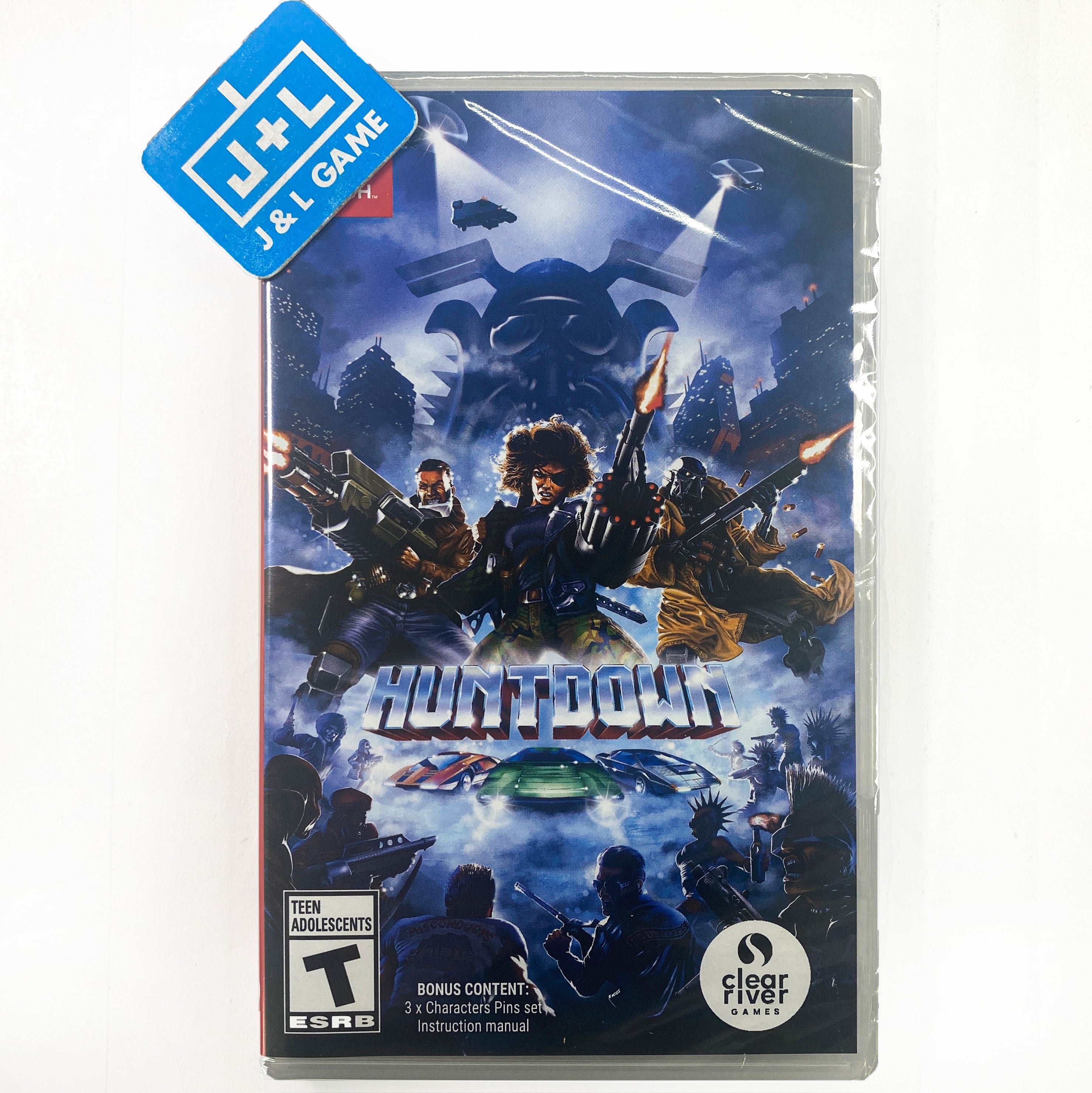 Huntdown - (NSW) Nintendo Switch Video Games Crescent Marketing and Distribution   