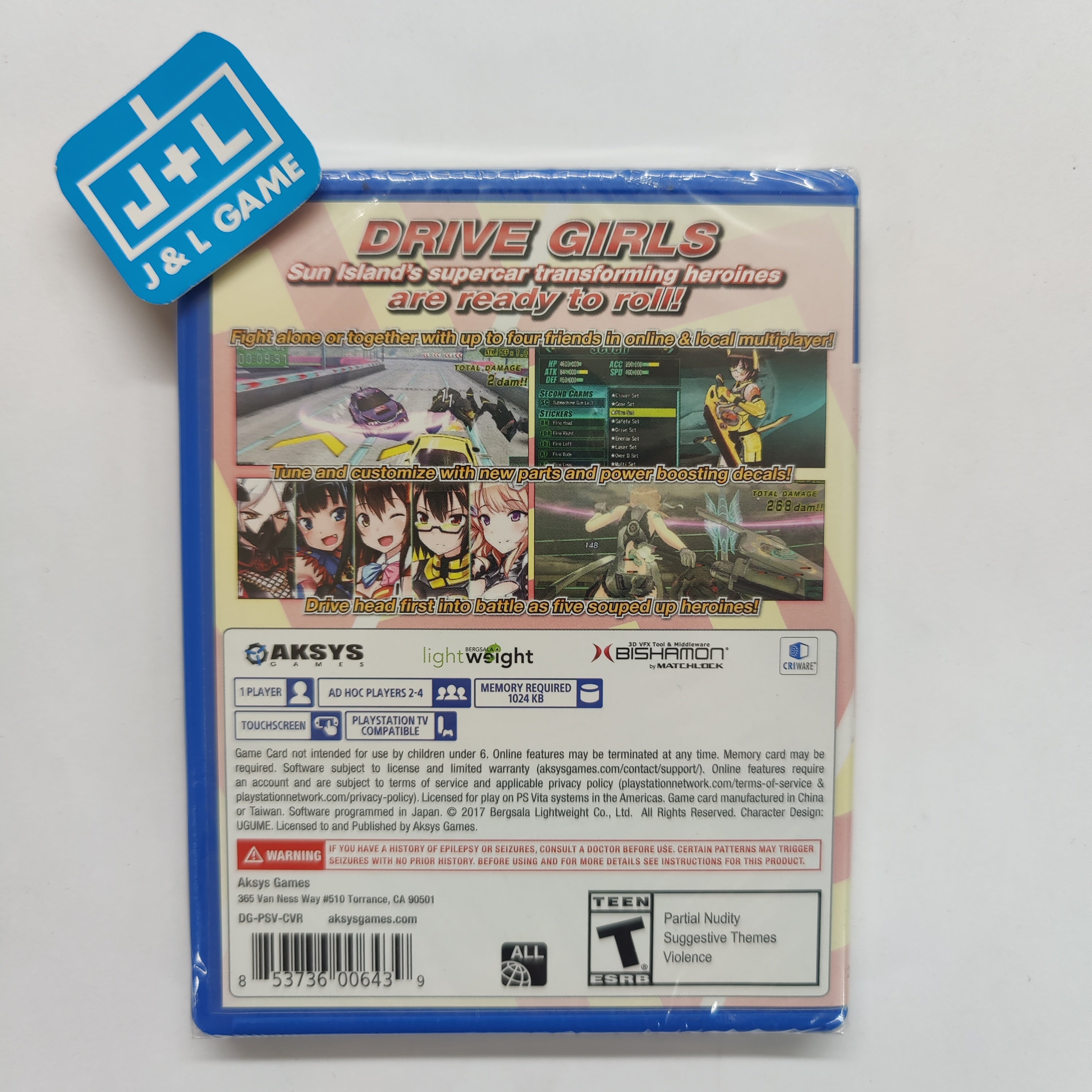 Drive Girls - (PSV) PlayStation Vita Video Games Aksys Games   