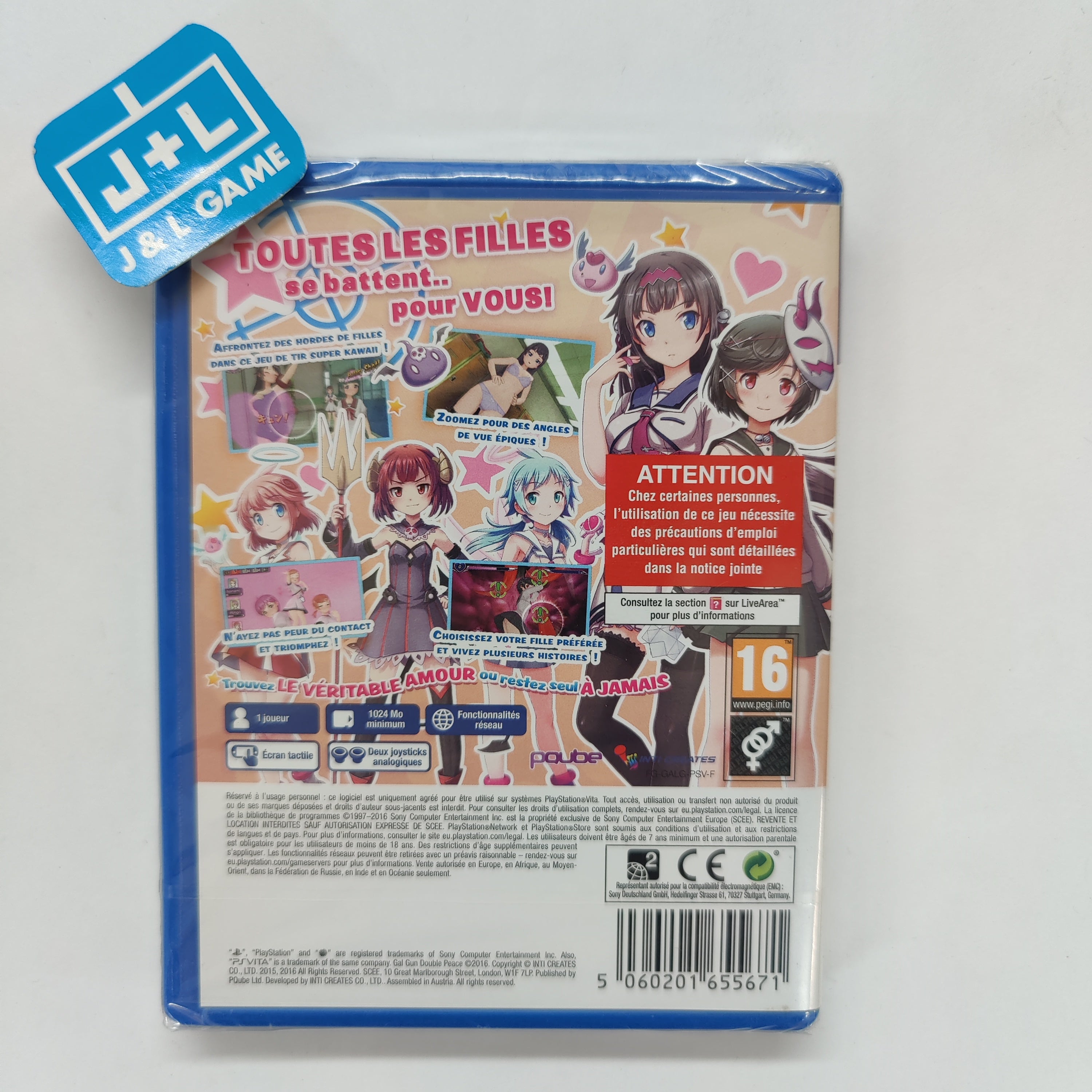 Gal*Gun: Double Peace - (PSV) PlayStation Vita (European Import) Video Games PQube   