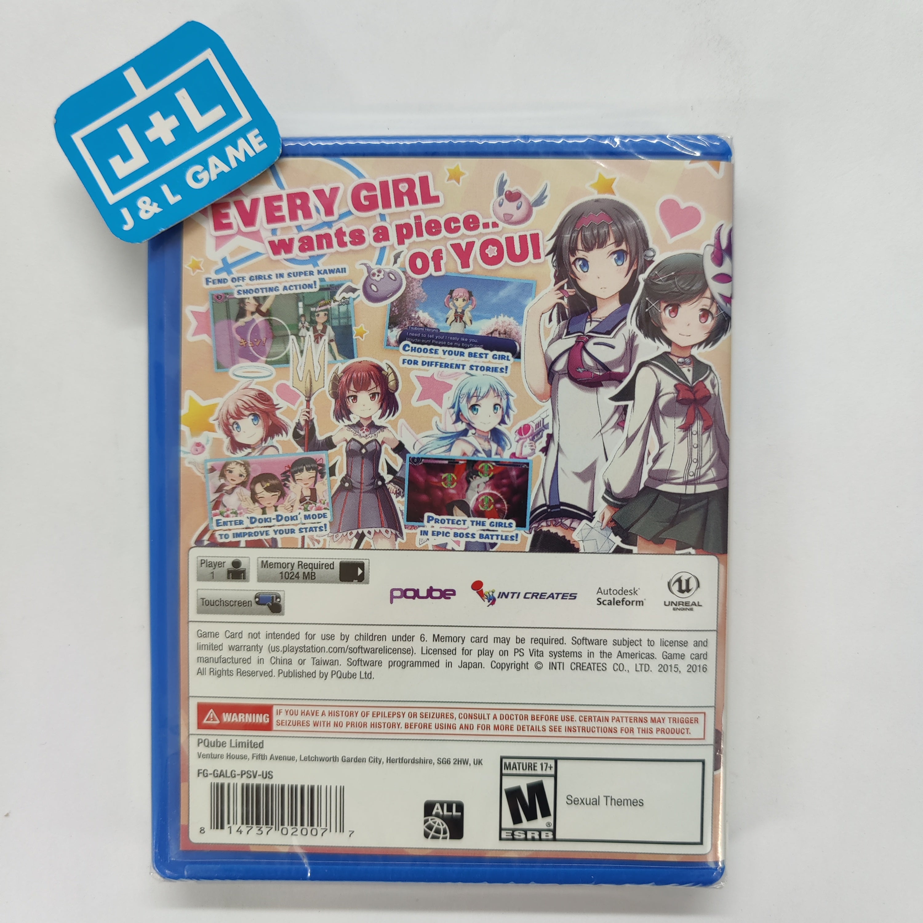 Gal*Gun: Double Peace - (PSV) PlayStation Vita Video Games PQube   