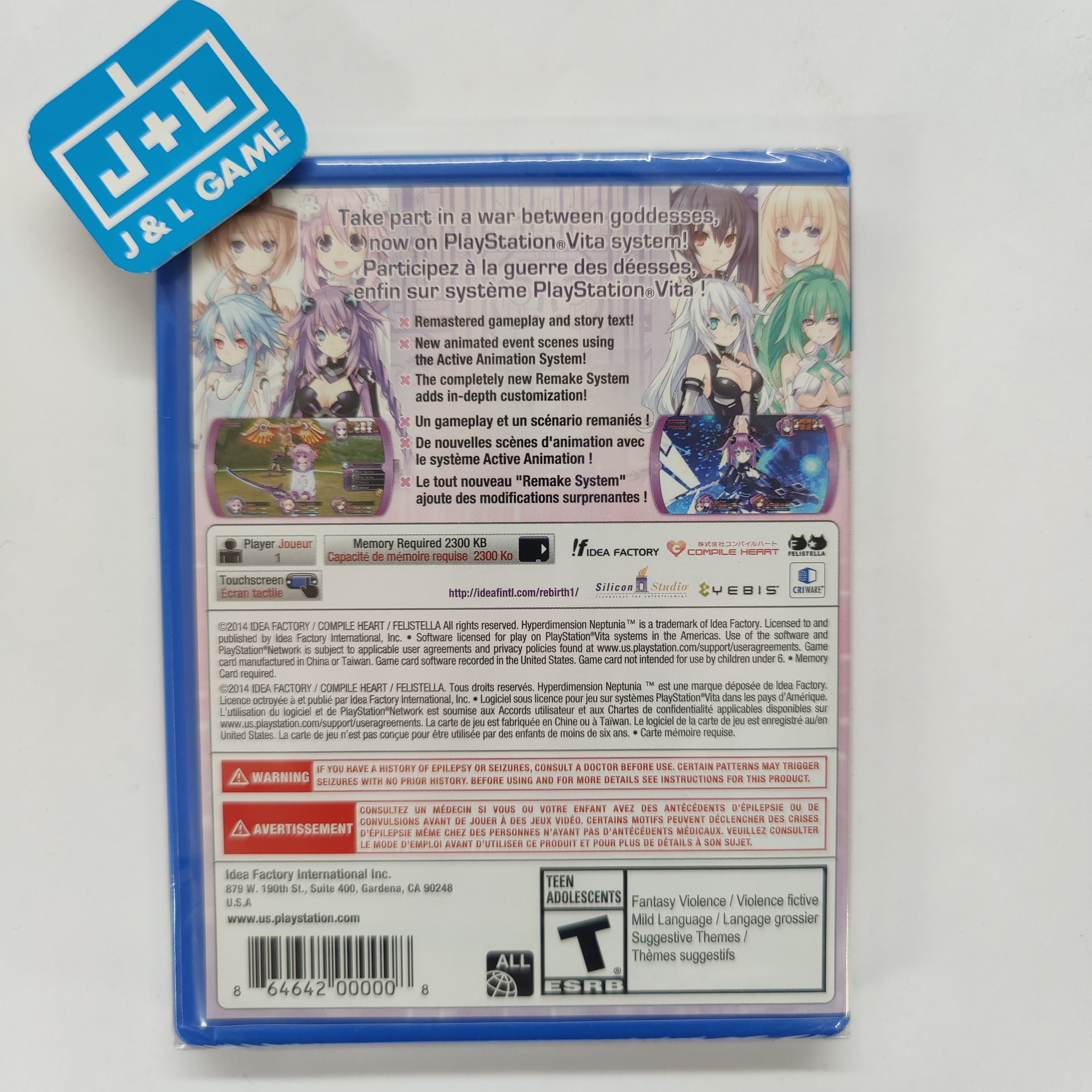 Hyperdimension Neptunia Re;Birth1 - (PSV) PlayStation Vita Video Games Idea Factory   