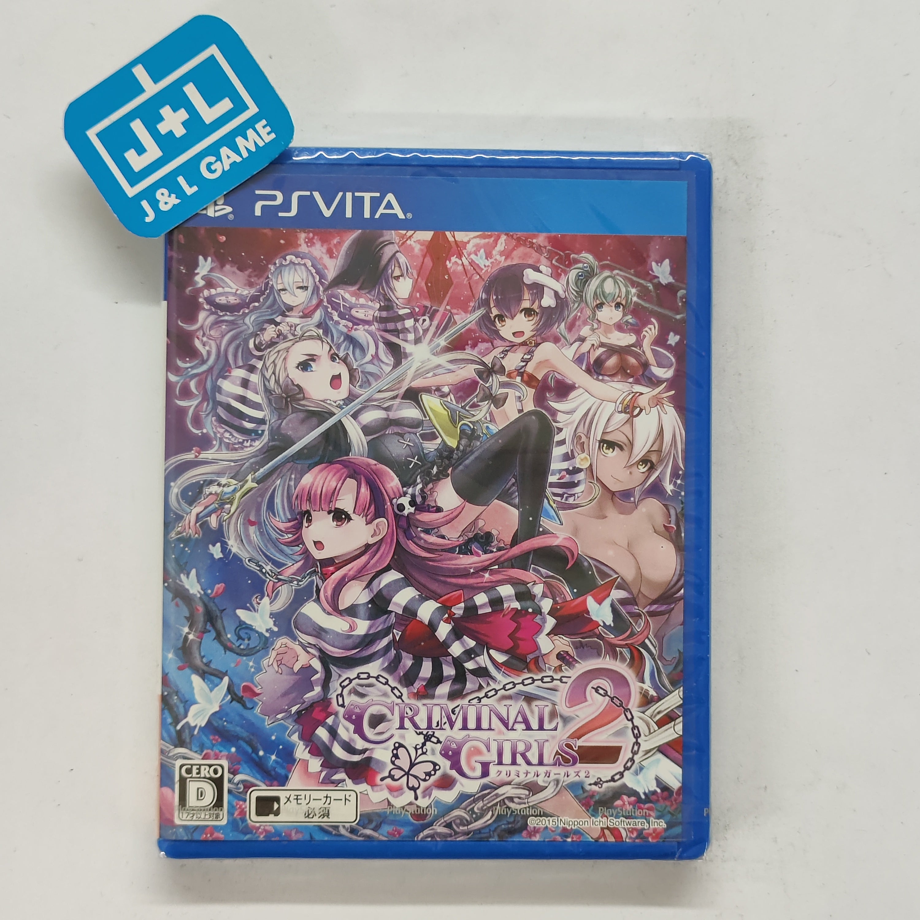 Criminal Girls 2 - (PSV) PlayStation Vita (Japanese Import) Video Games Nippon Ichi Software   