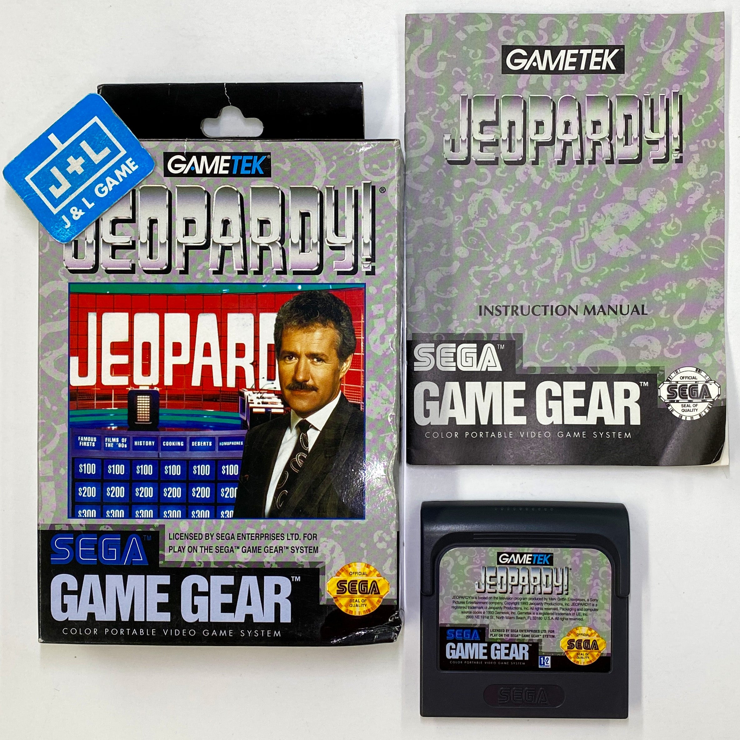 Jeopardy! - (SGG) SEGA GameGear [Pre-Owned] Video Games GameTek   