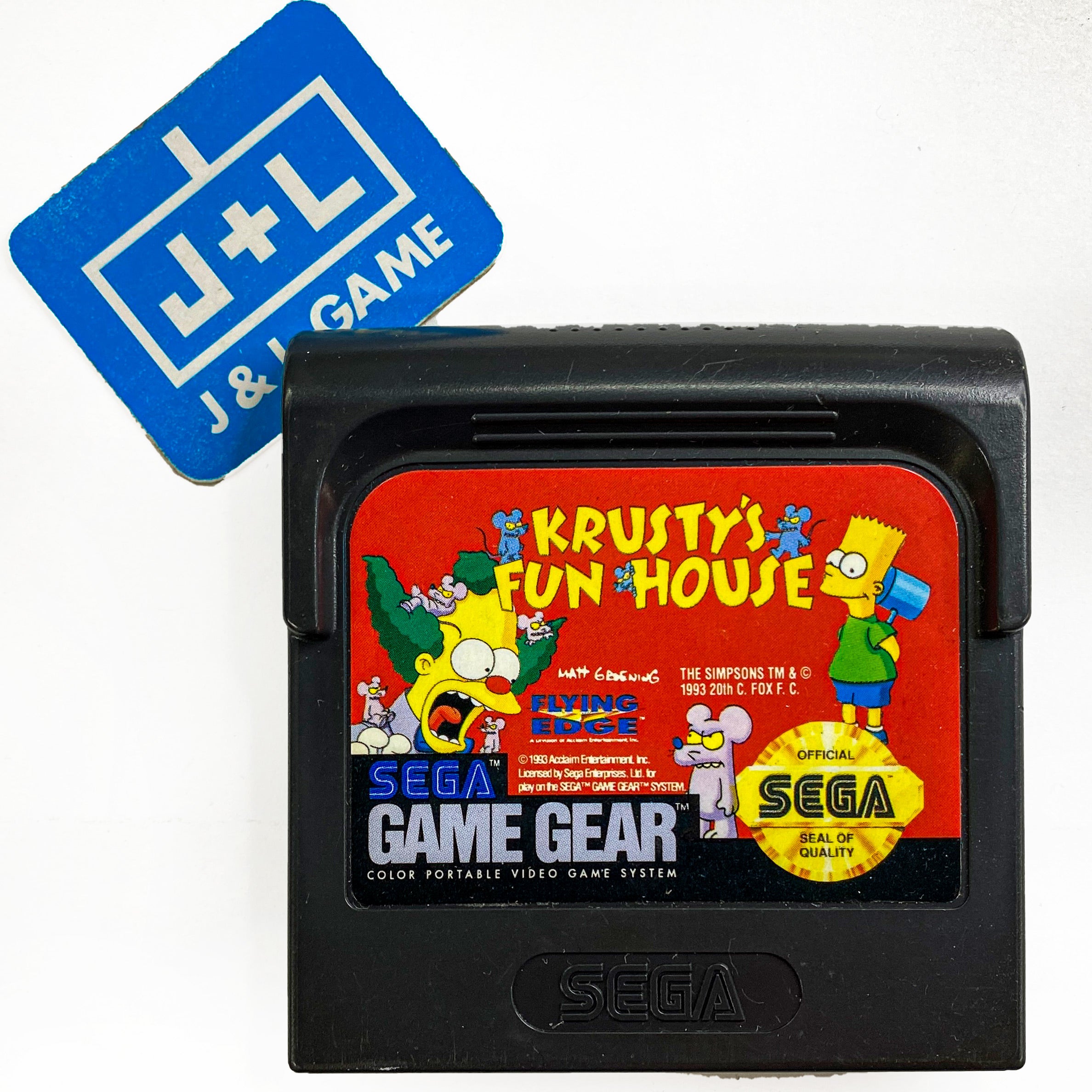 Krusty's Fun House - SEGA GameGear  [Pre-Owned] Video Games Flying Edge   