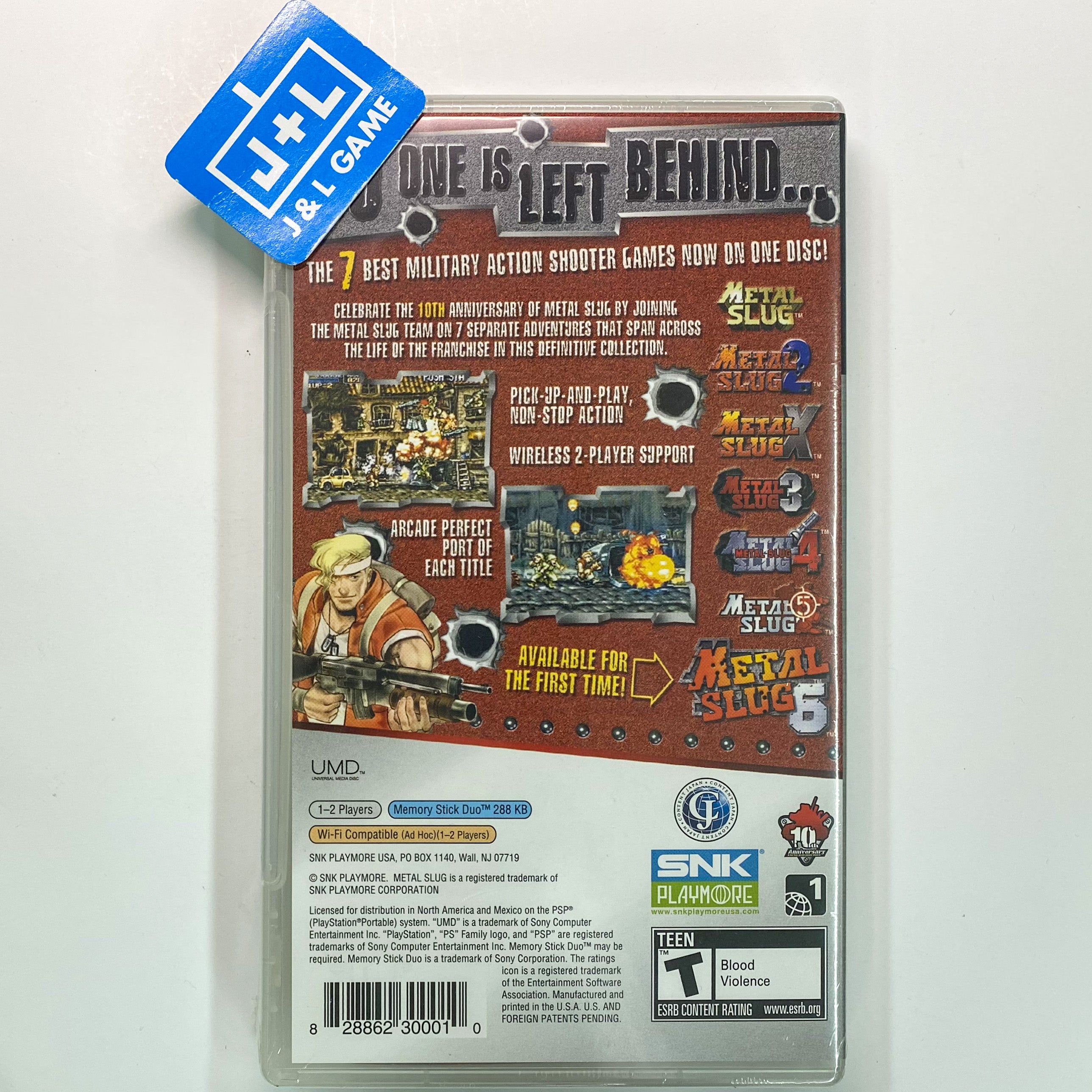 Metal Slug Anthology - Sony PSP Video Games SNK   