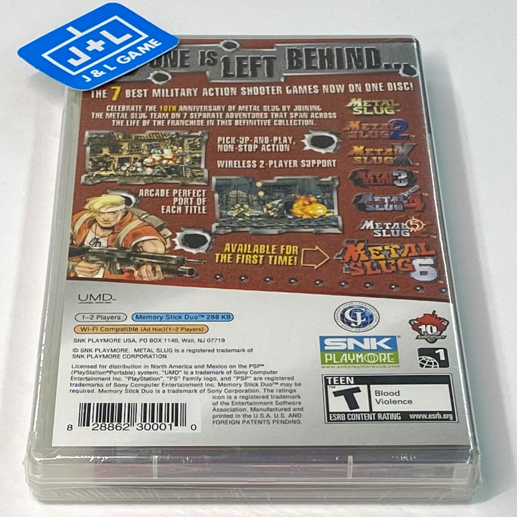 Metal Slug Anthology - Sony PSP Video Games SNK   