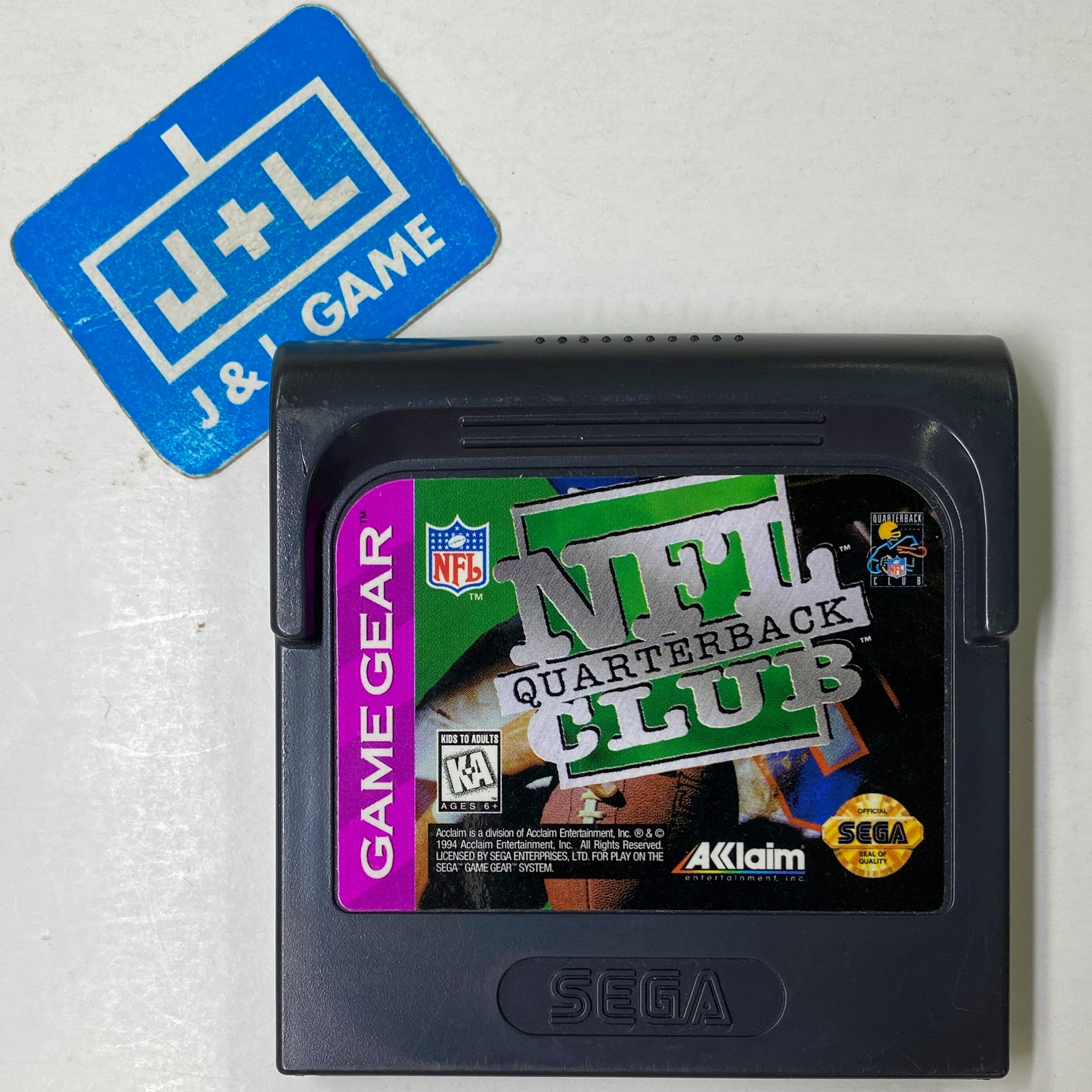 NFL Quarterback Club - SEGA GameGear [Pre-Owned] Video Games Acclaim   