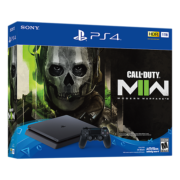 SONY PlayStation 4 Slim 1TB Console (Call of Duty Modern Warfare II Bundle) - (PS4) PlayStation 4 Consoles Sony   