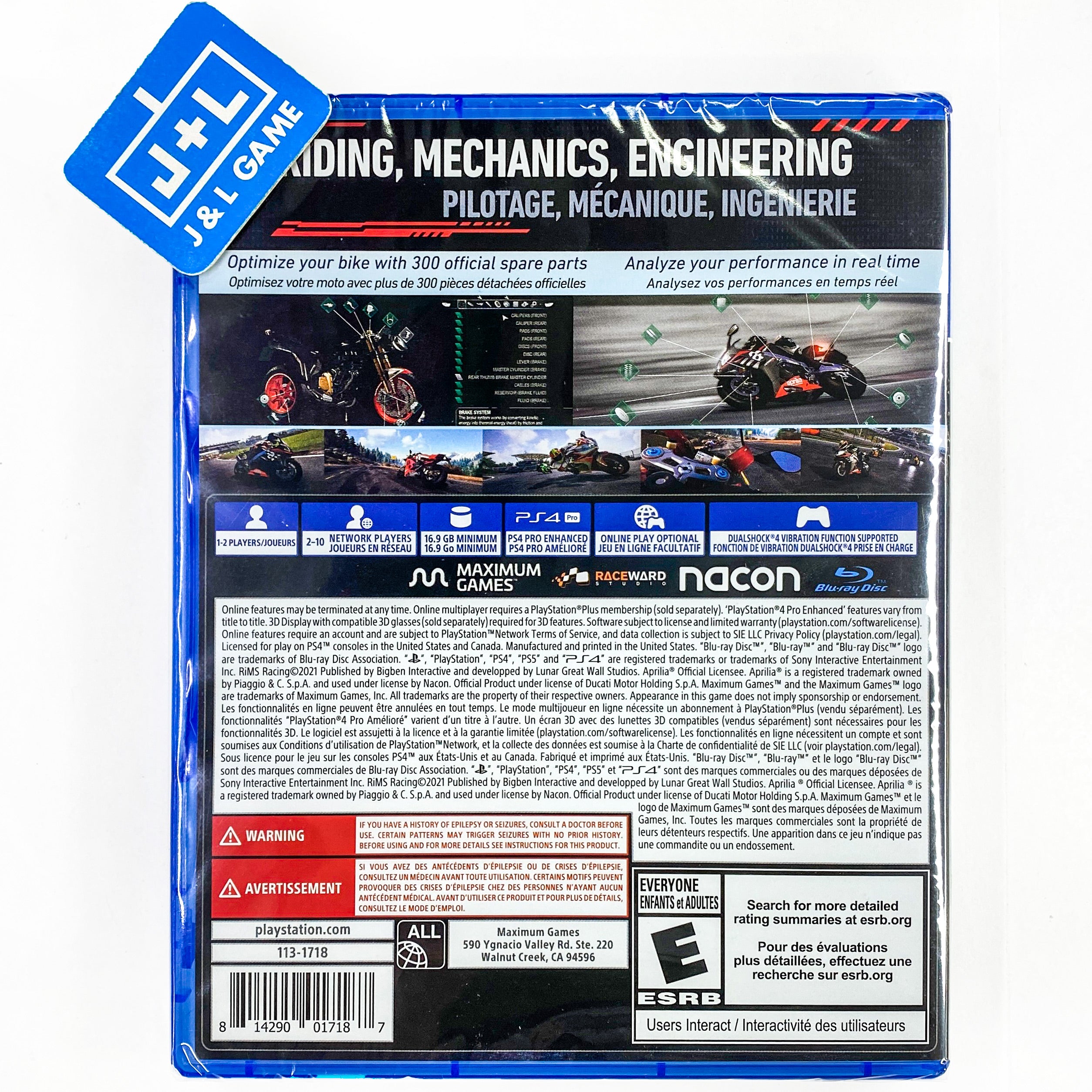 Rims Racing - PlayStation 4 DVD Maximum Games   