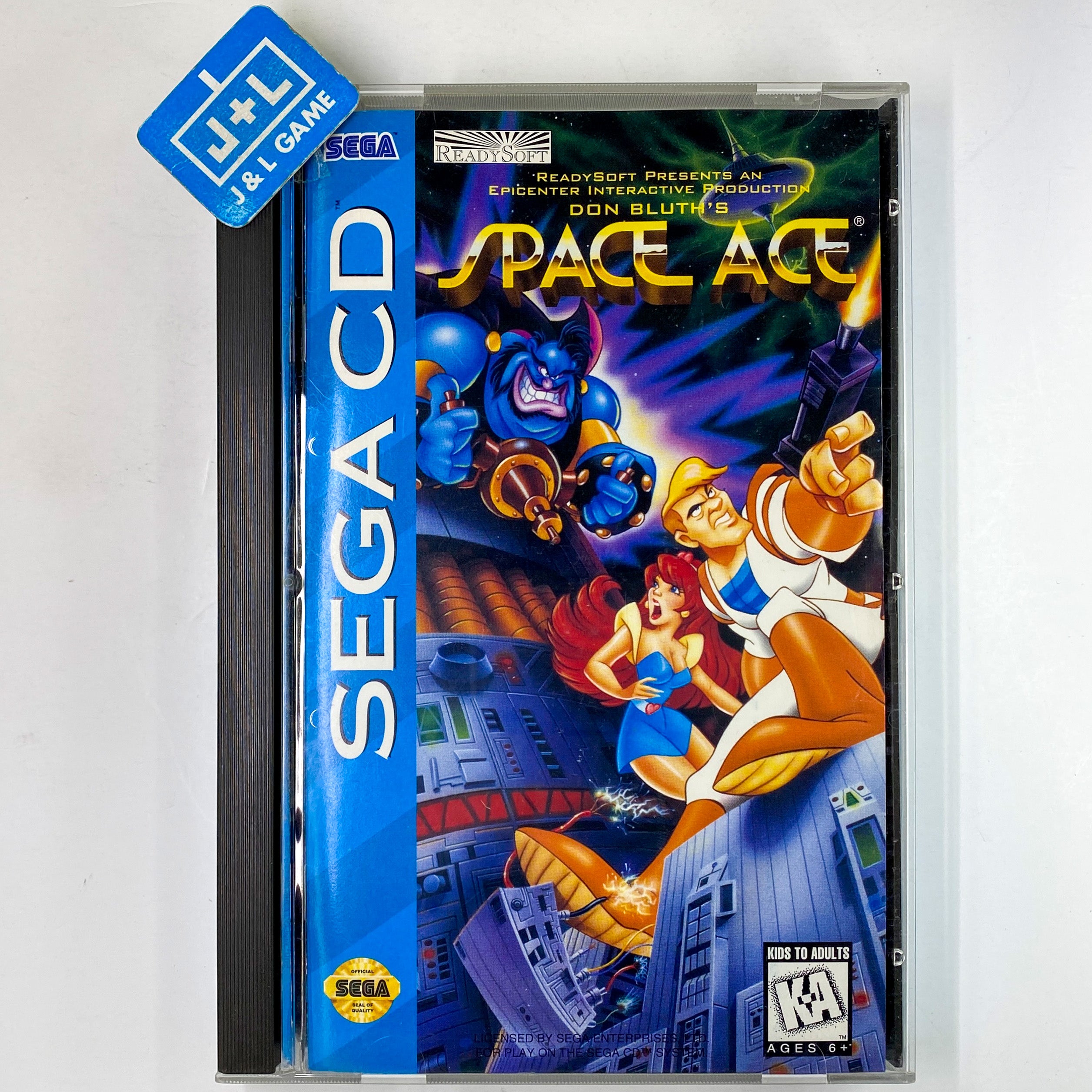 Space Ace - SEGA CD [Pre-Owned] Video Games ReadySoft   