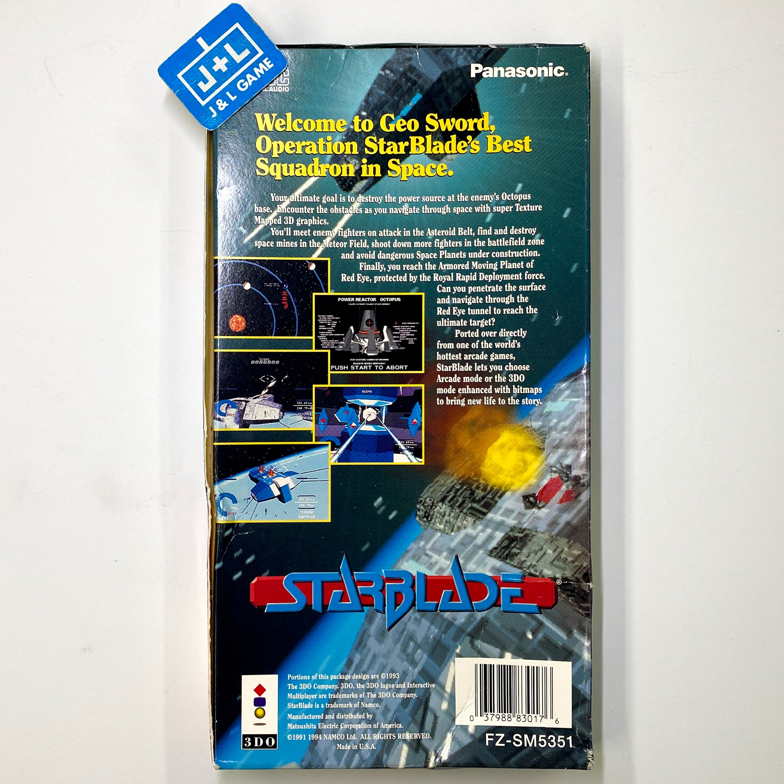 Starblade - 3DO Interactive Multiplayer  [Pre-Owned] Video Games Panasonic   