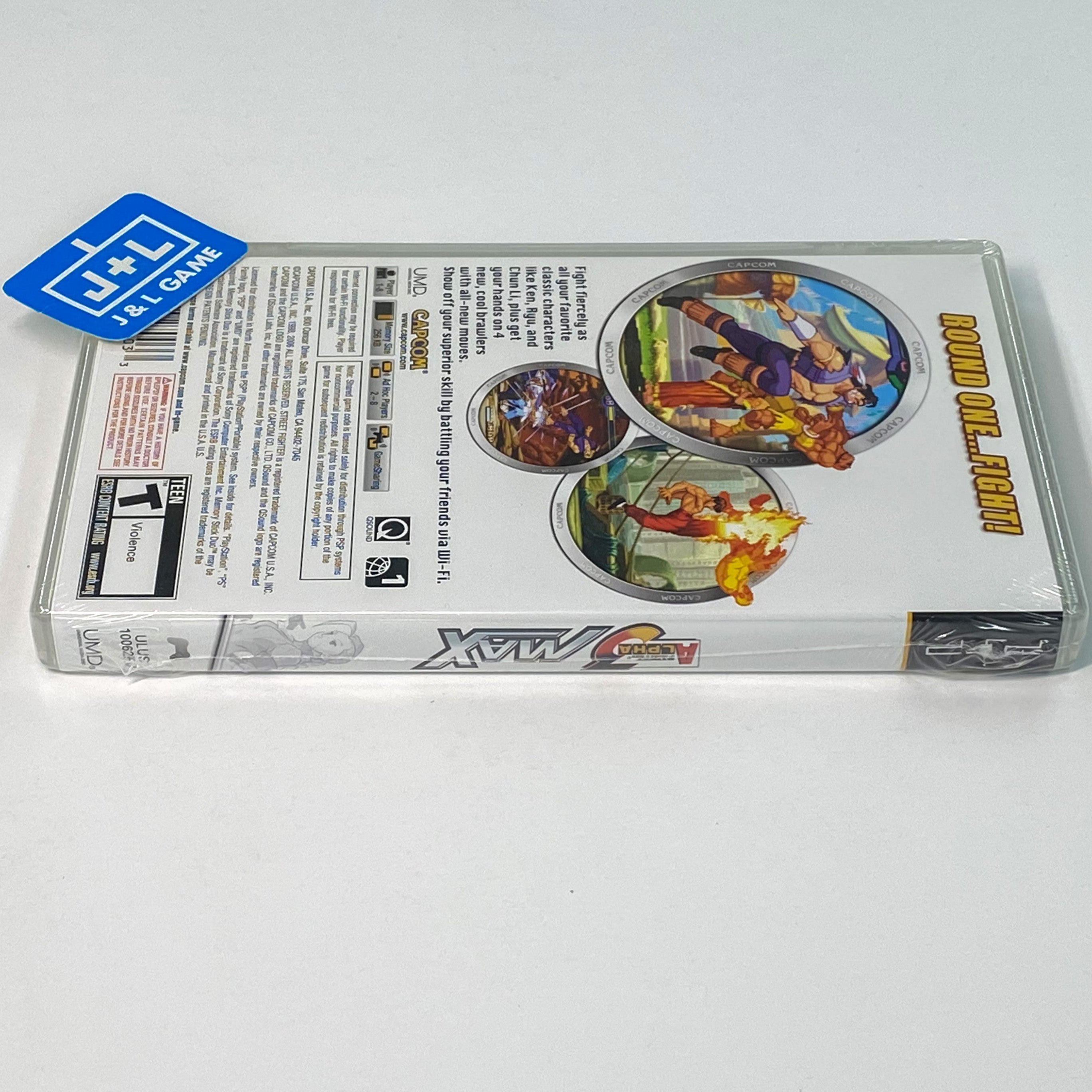 Street Fighter Alpha 3 Max (Favorites) - Sony PSP Video Games Capcom   