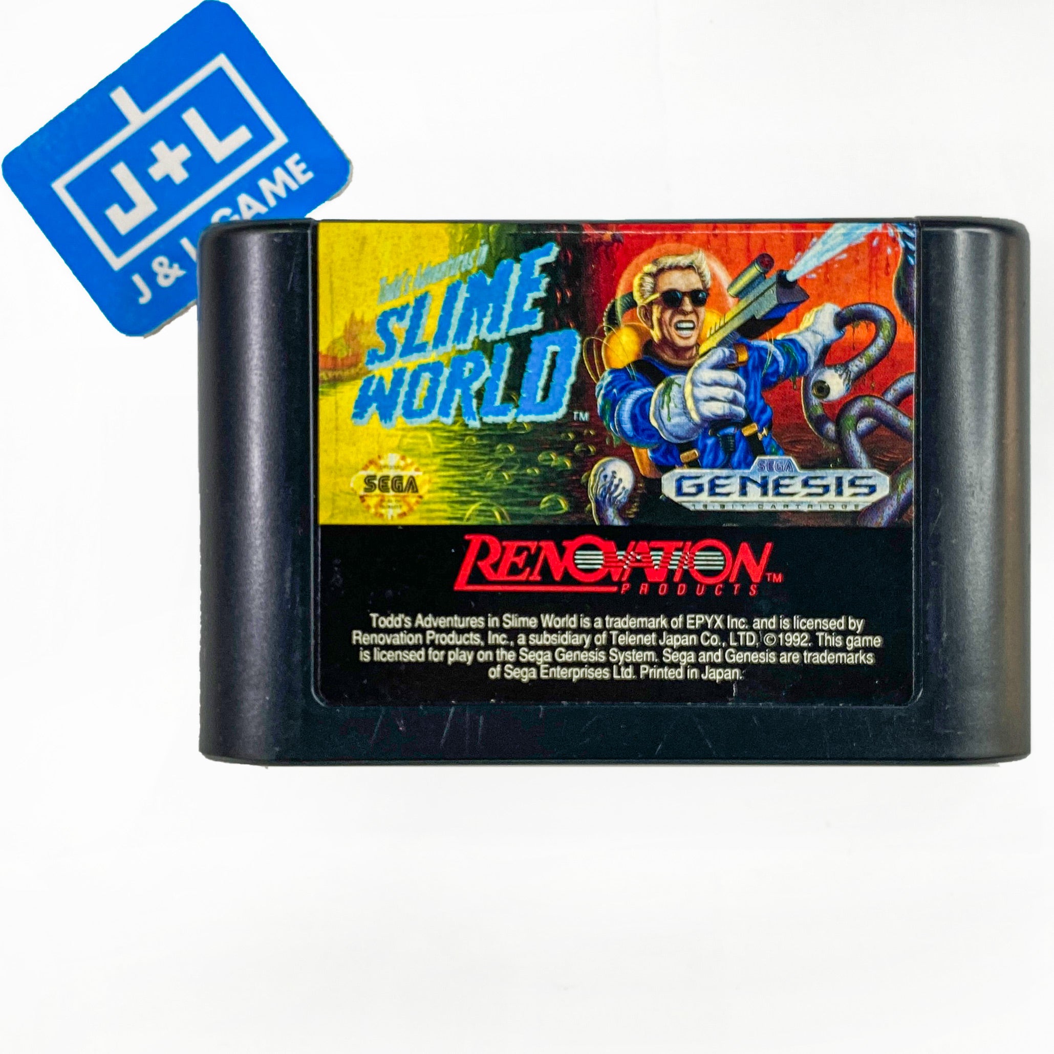 Todd's Adventures in Slime World - (SG) SEGA Genesis [Pre-Owned] Video Games Renovation   