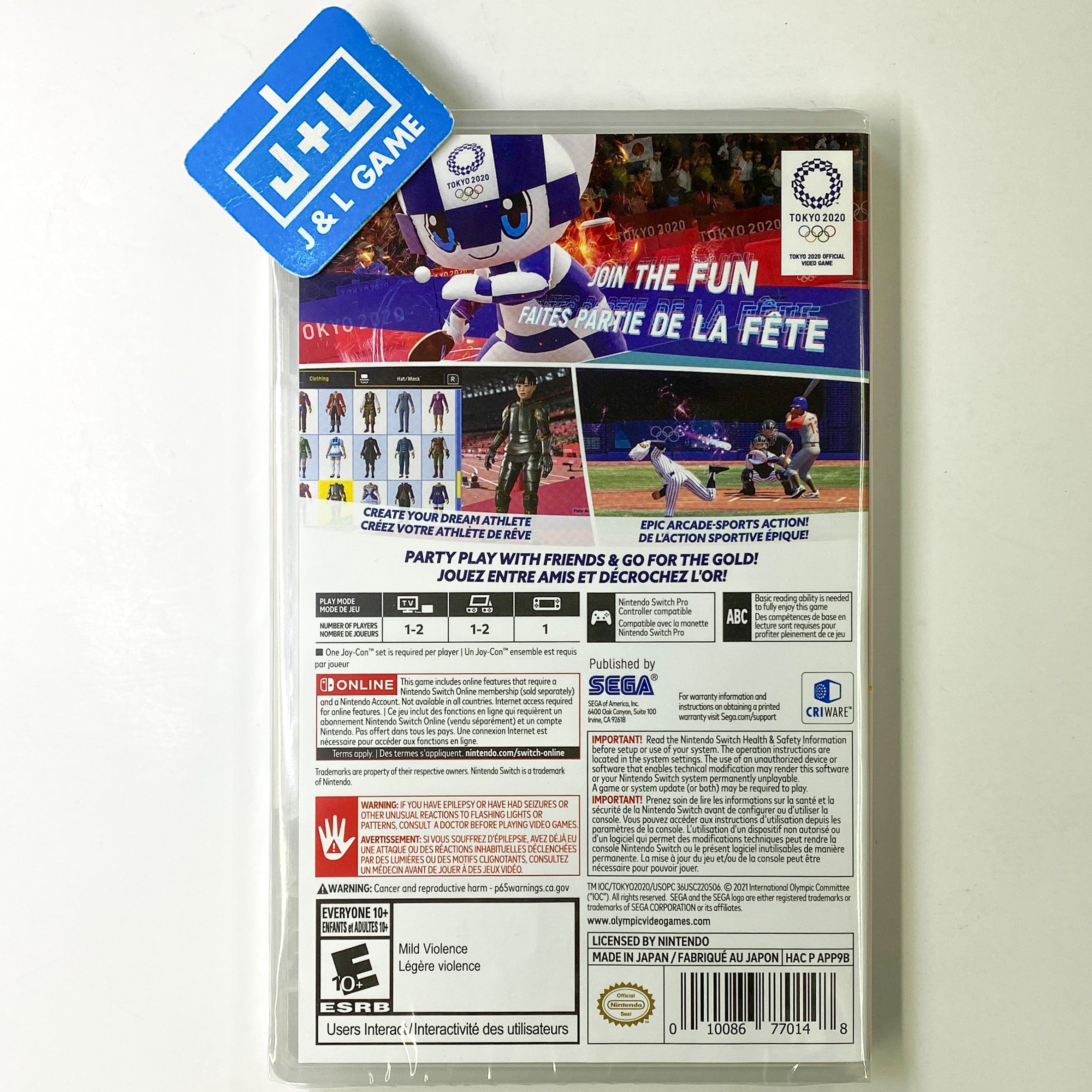 Olympic Games Tokyo 2020 - The Official Video Game - (NSW) Nintendo Switch Video Games SEGA   