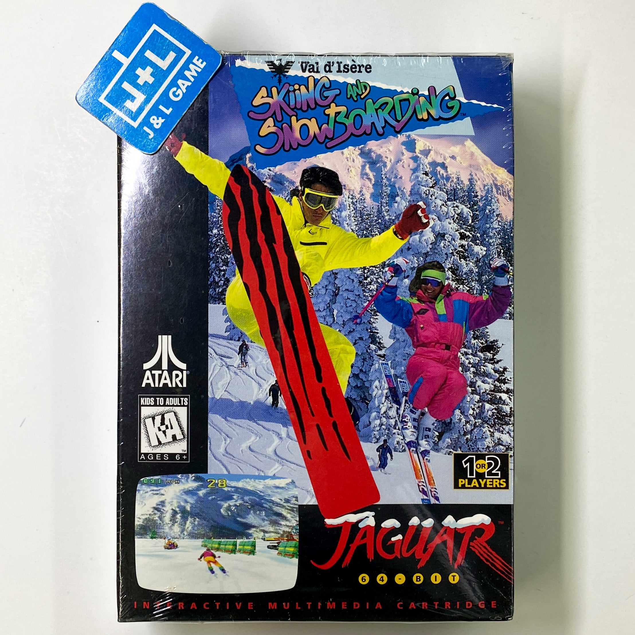 Val D'Isere Skiing and Snowboarding - Atari Jaguar [Pre-Owned] Video Games Atari Corporation   