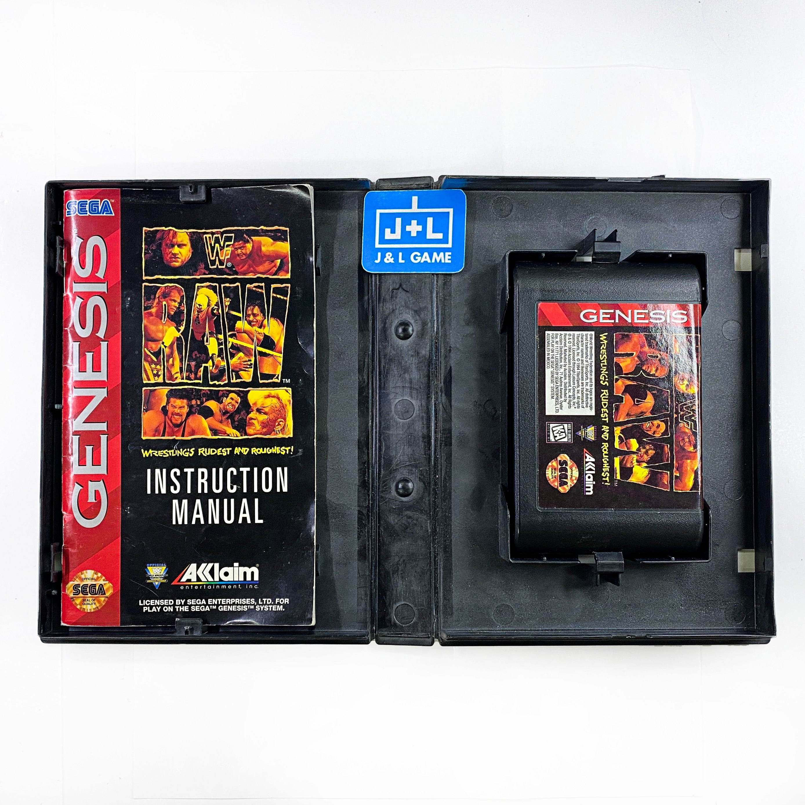 WWF Raw - (SG) SEGA Genesis [Pre-Owned] Video Games Acclaim   