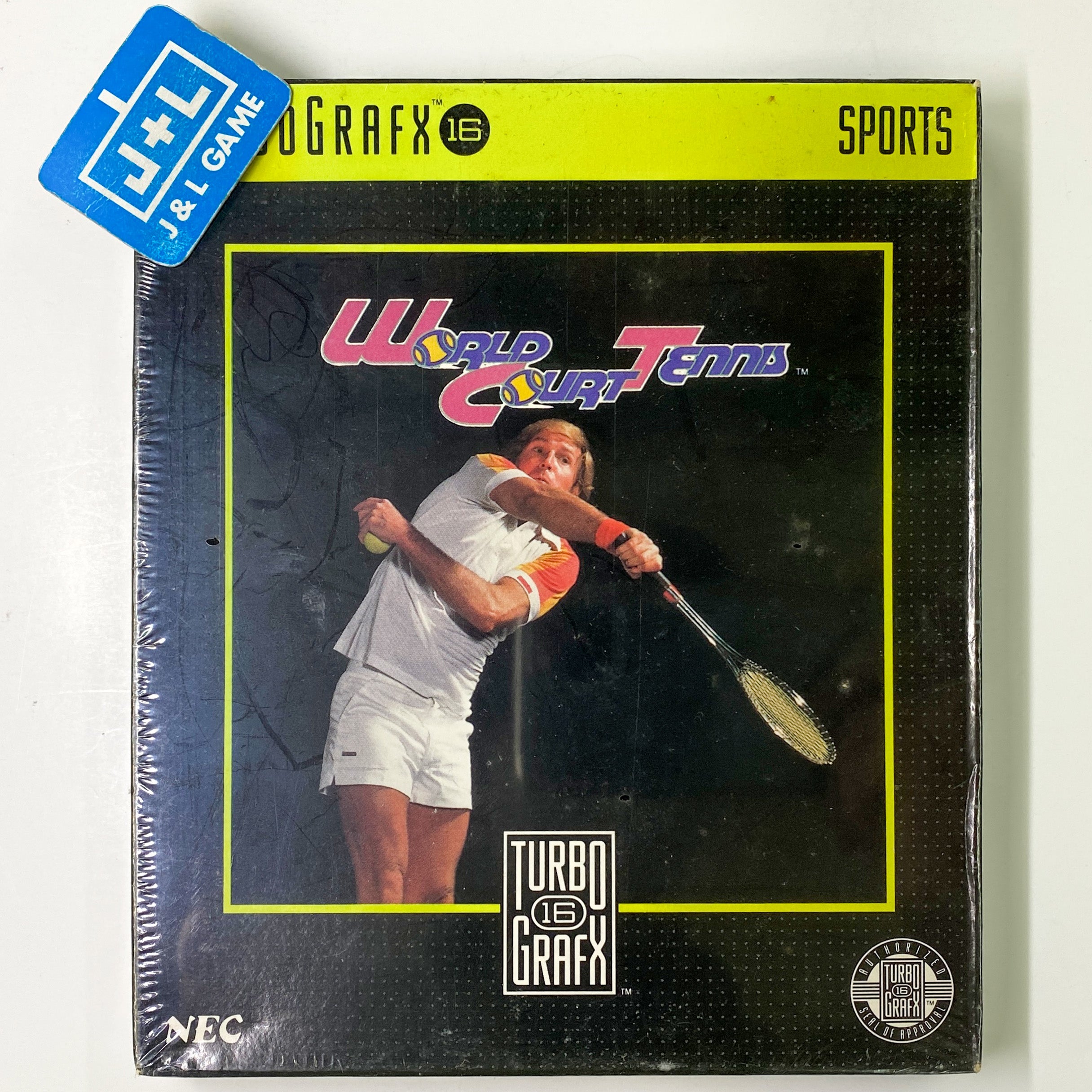 World Court Tennis - TurboGrafx-16 Video Games NEC   