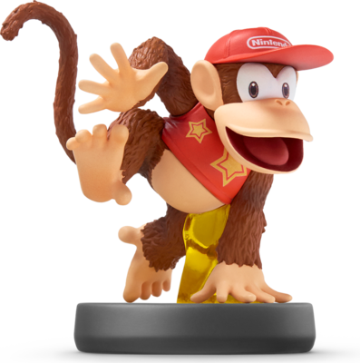 Diddy Kong (Super Smash Bros. series) - Nintendo WiiU Amiibo (Japanese Import) Amiibo Nintendo   