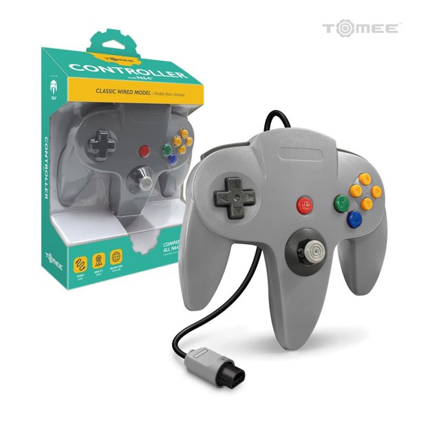 Tomee N64 Wired Controller (Gray) - (N64) Nintendo 64 Accessories Tomee   