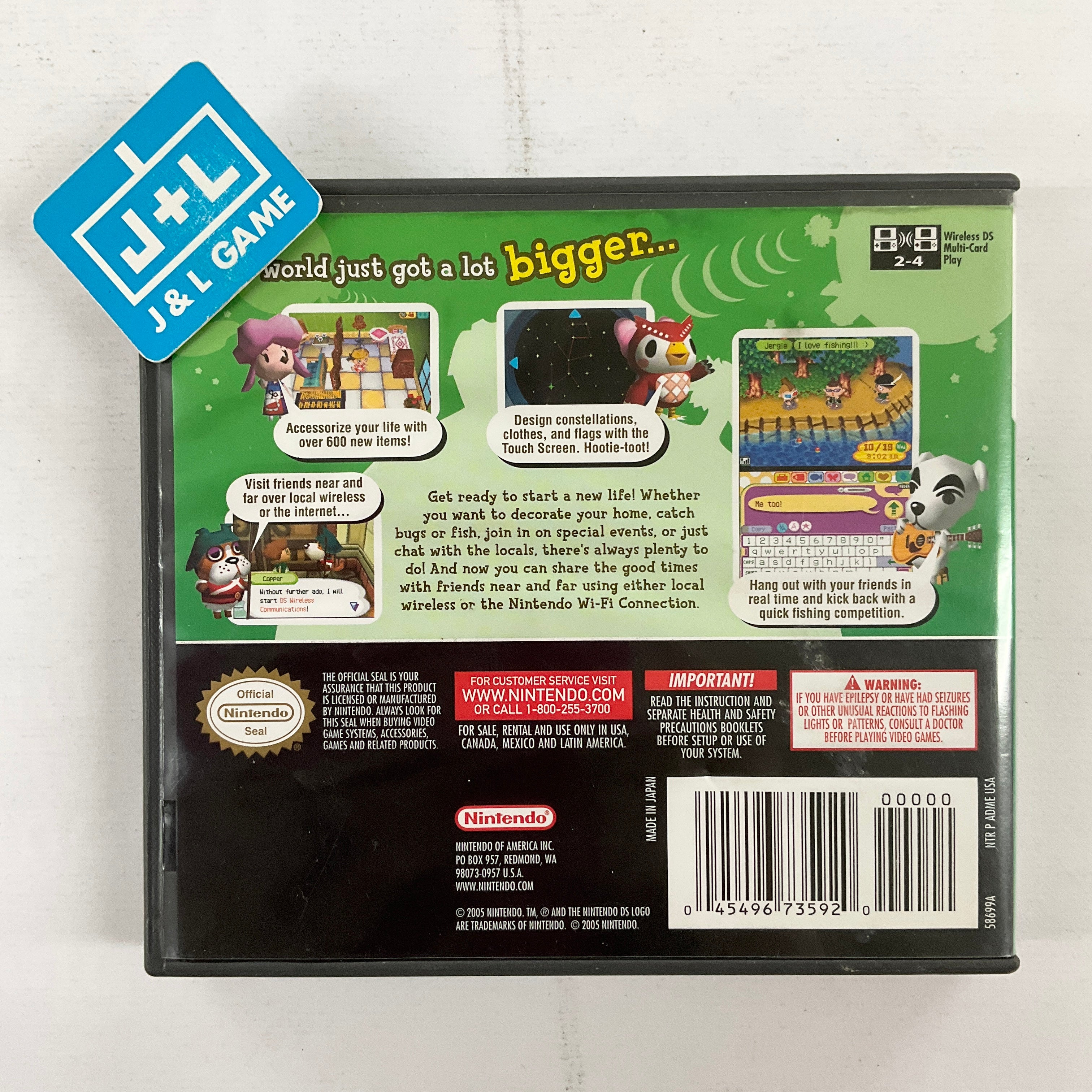 Animal Crossing: Wild World - (NDS) Nintendo DS [Pre-Owned] Video Games Nintendo   