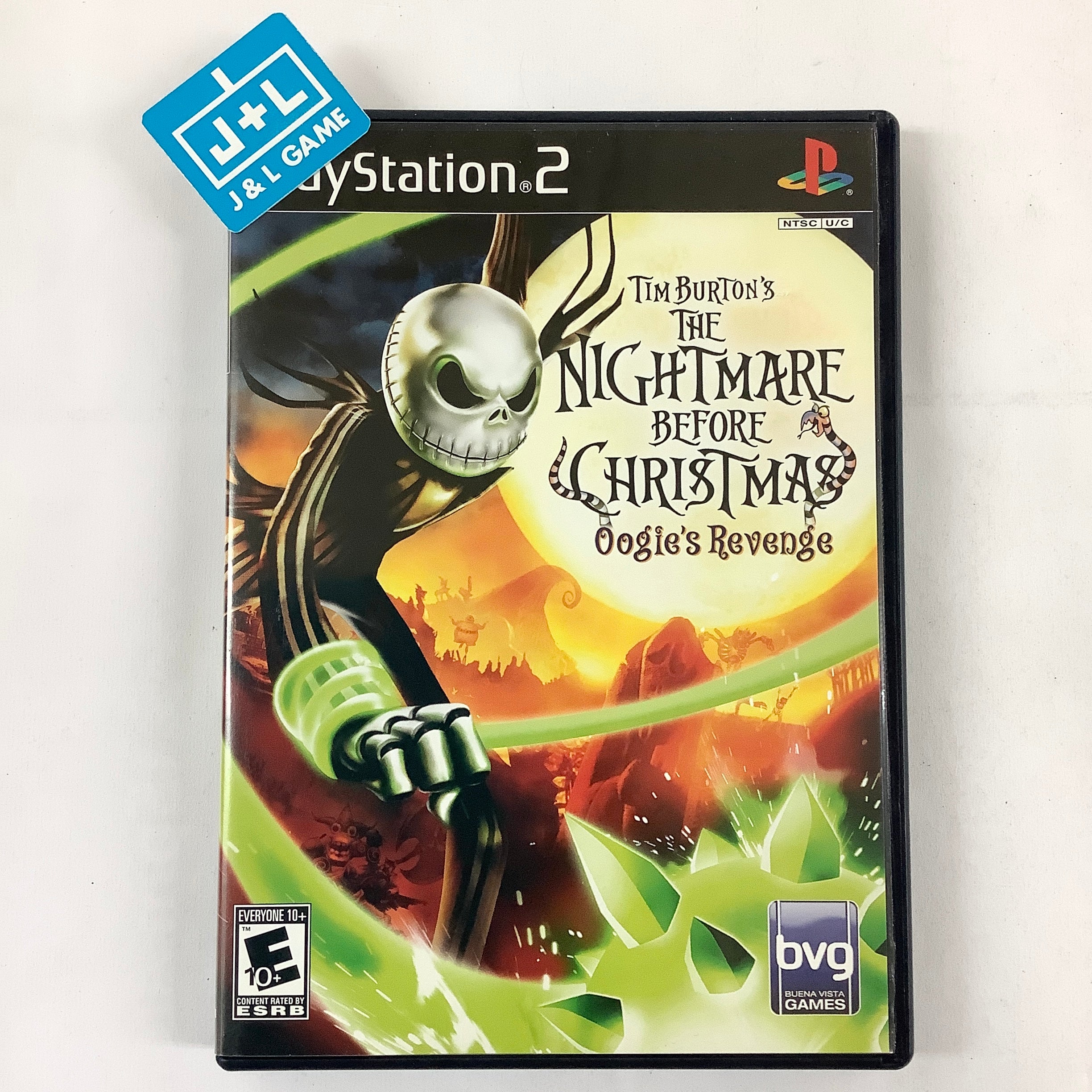 Tim Burton's The Nightmare Before Christmas: Oogie's Revenge - (PS2) PlayStation 2 [Pre-Owned] Video Games Buena Vista Games   