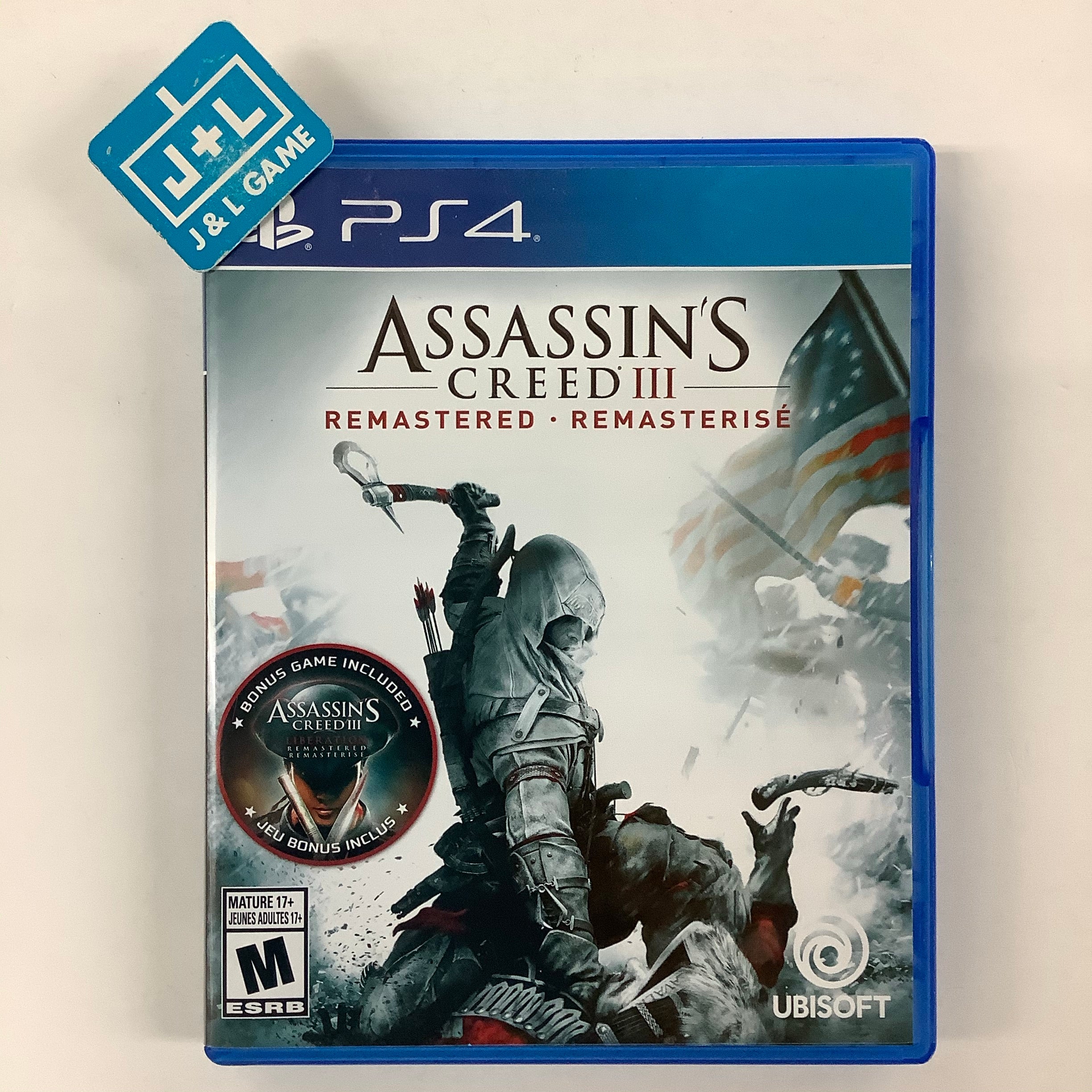 Assassin's Creed III: Remastered - (PS4) PlayStation 4  [Pre-Owned] Video Games Ubisoft   