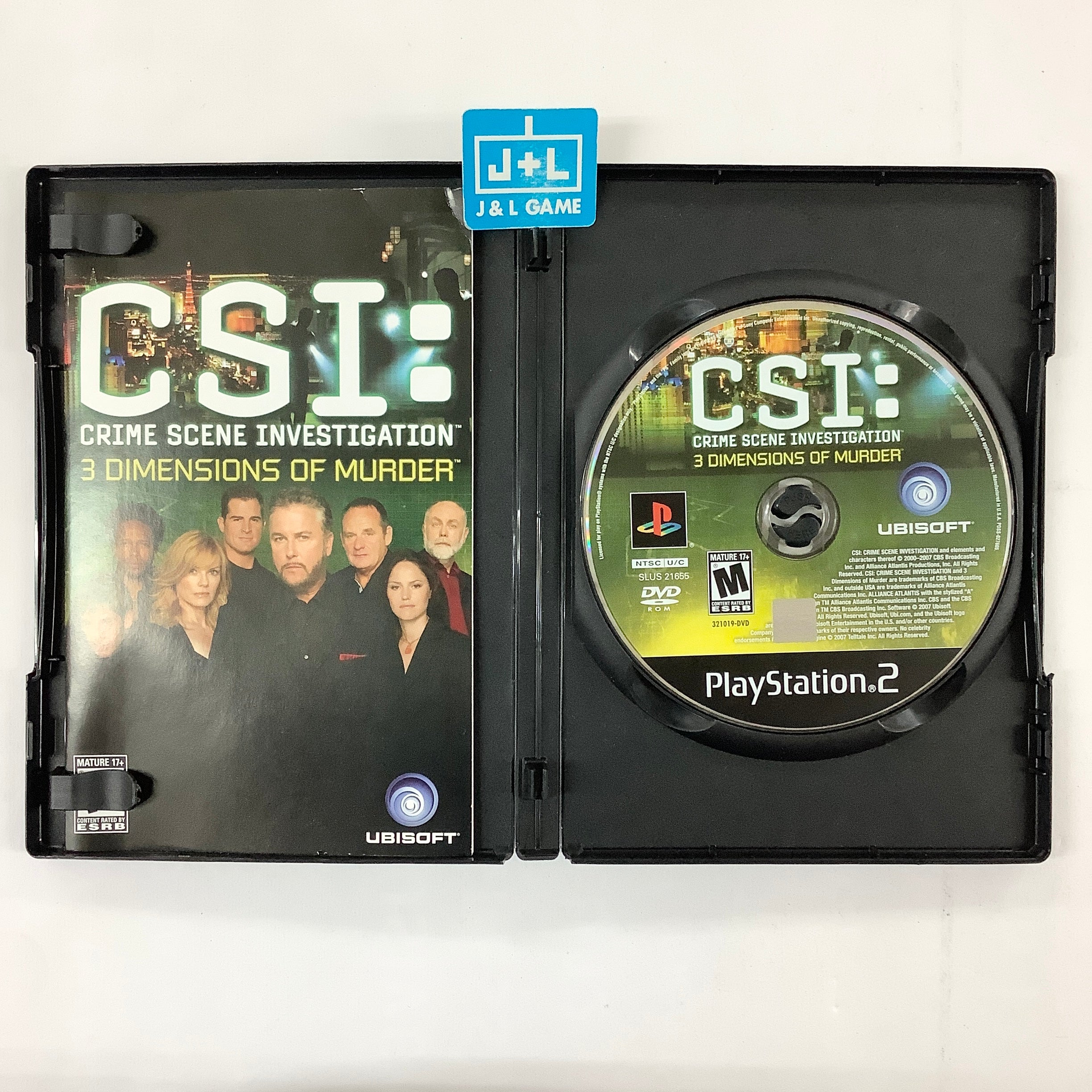 CSI: Crime Scene Investigation: 3 Dimensions of Murder - (PS2) PlayStation 2 [Pre-Owned] Video Games Ubisoft   