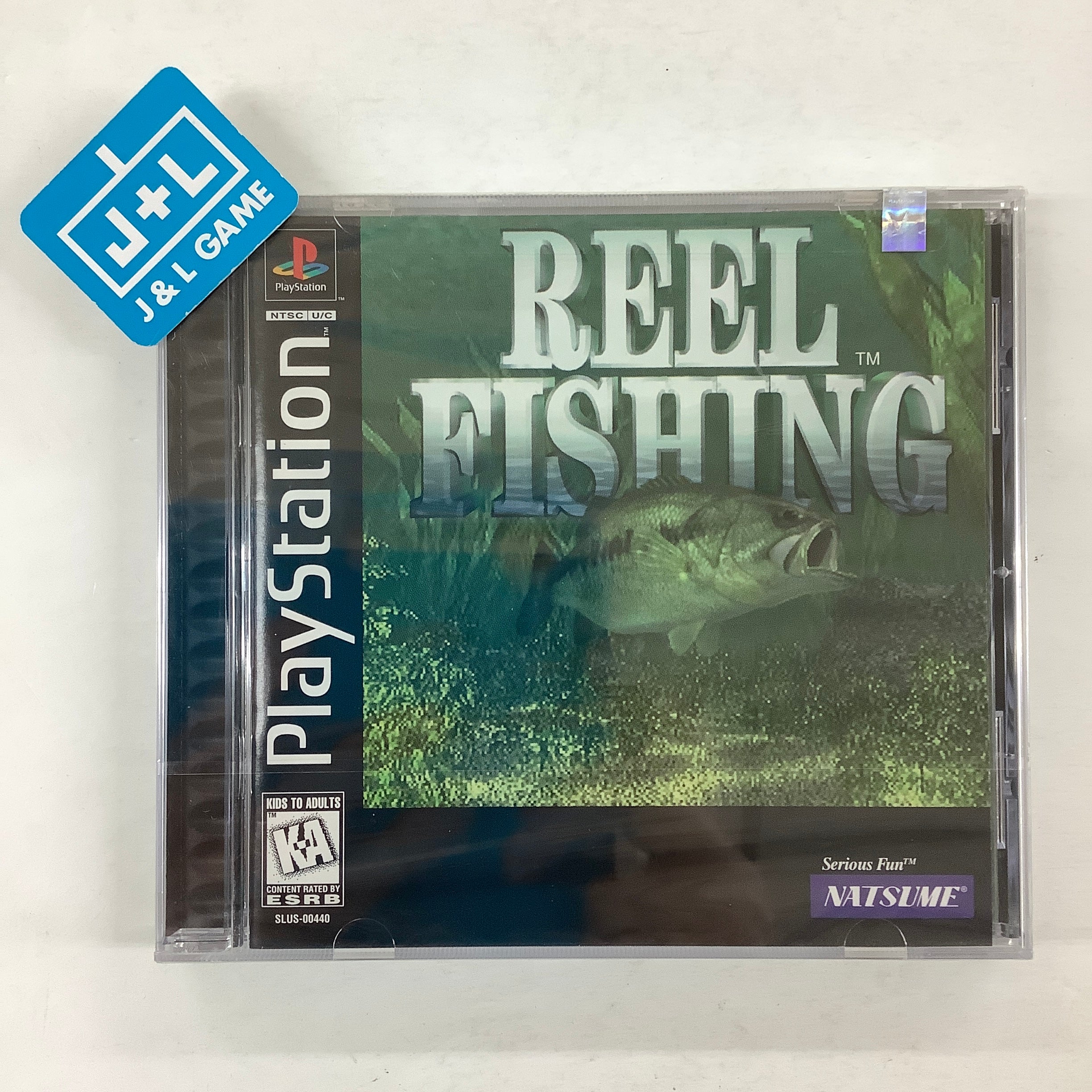 Reel Fishing - (PS1) PlayStation 1 Video Games Natsume   