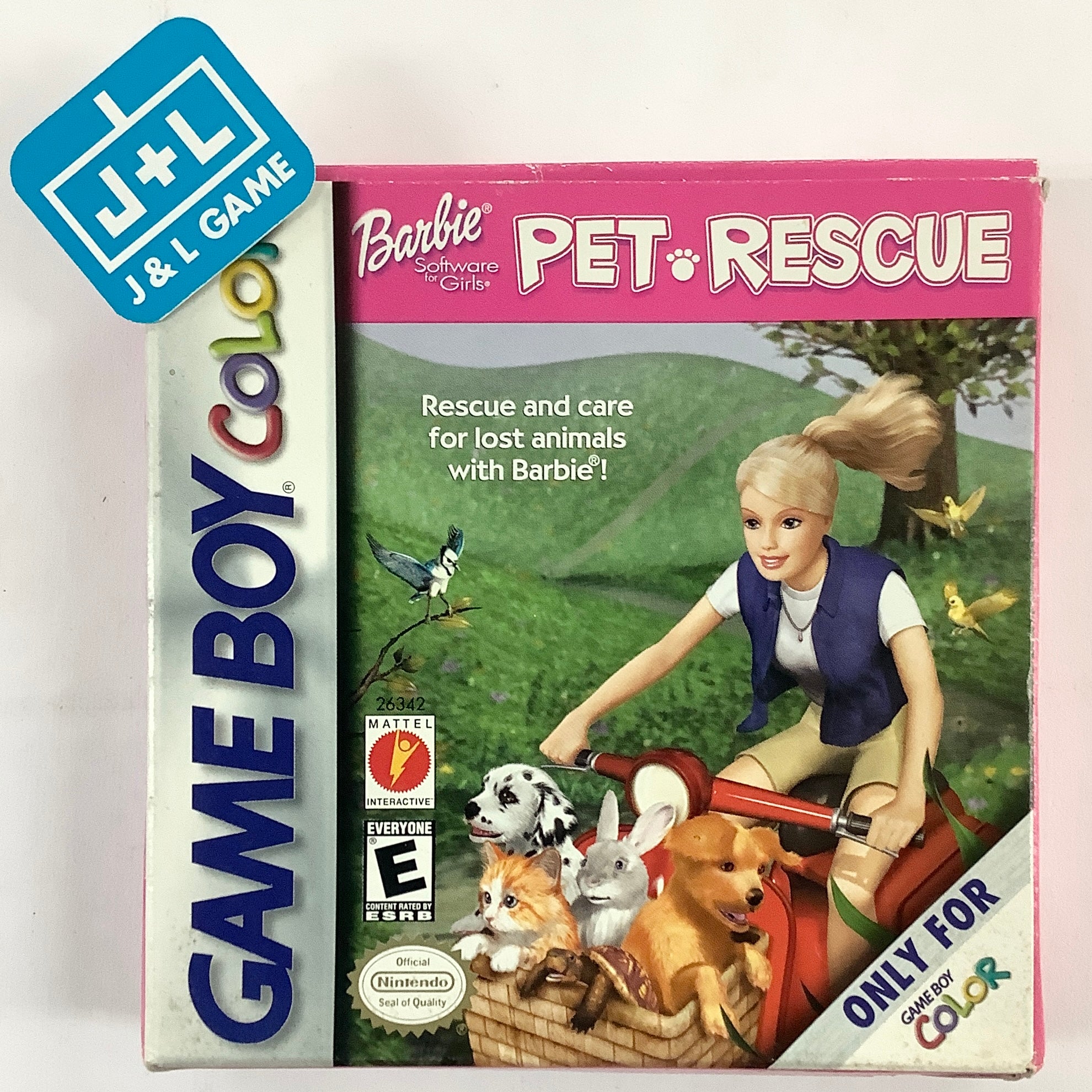 Barbie: Pet Rescue - (GBC) Game Boy Color [Pre-Owned] Video Games Mattel   