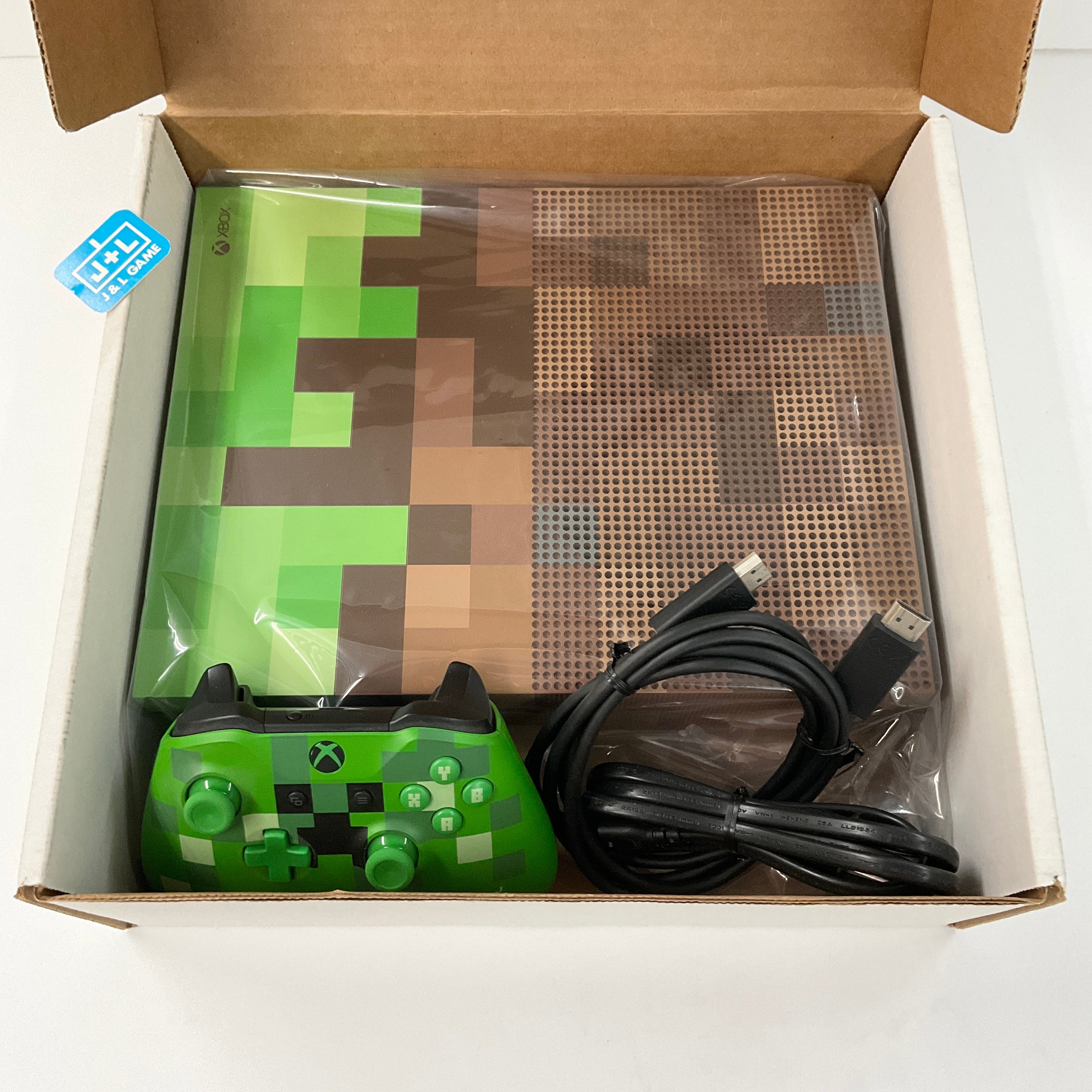 Xbox One S 1TB Limited Edition Console - Minecraft Bundle - (XB1) Xbox One [Pre-Owned] Consoles Microsoft   