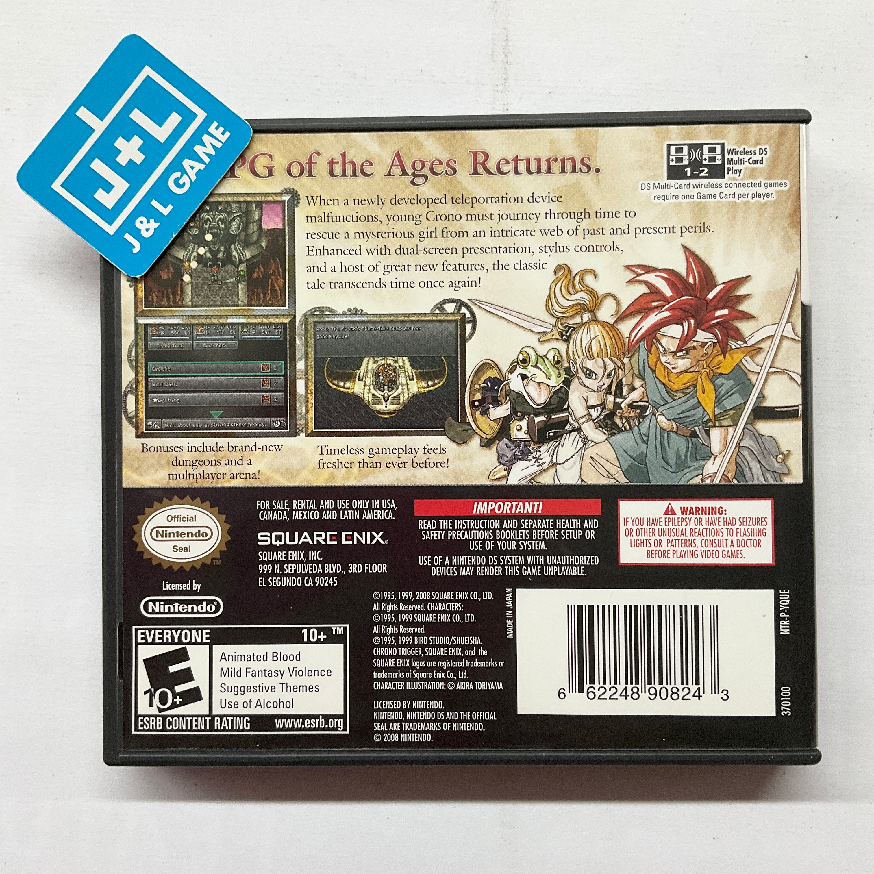 Chrono Trigger - (NDS) Nintendo DS [Pre-Owned] Video Games Square Enix   