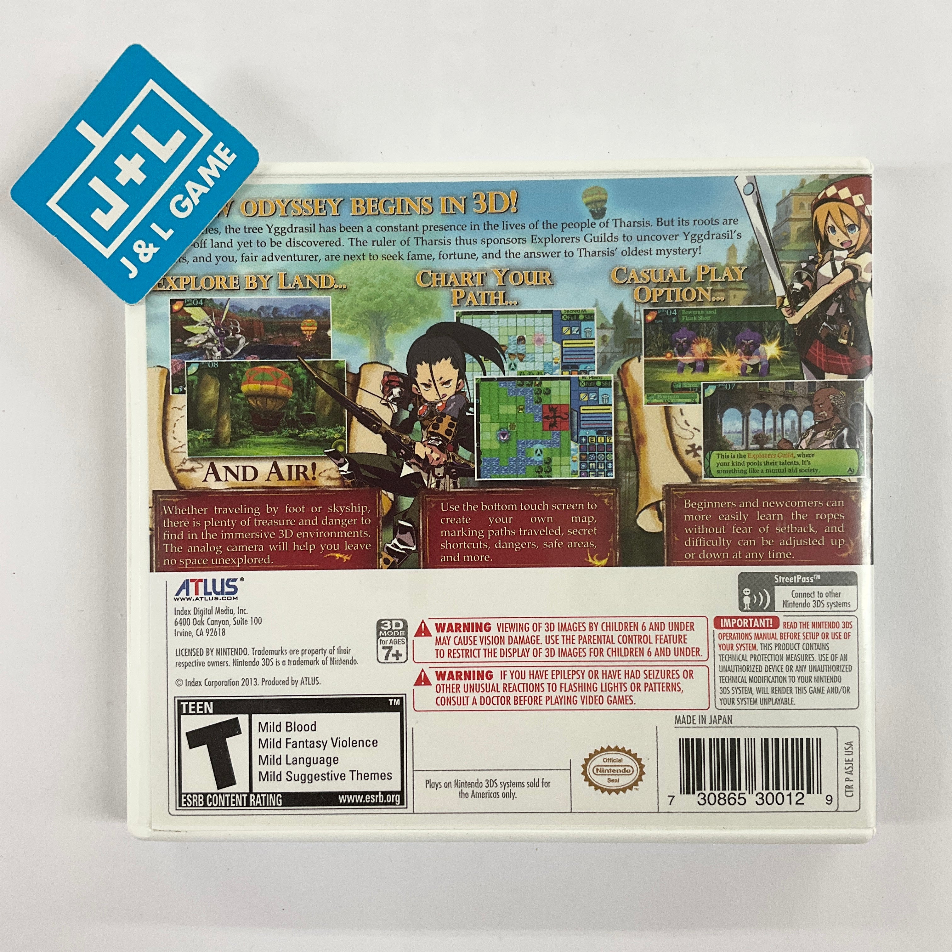 Etrian Odyssey IV: Legends of the Titan - Nintendo 3DS [Pre-Owned] Video Games Atlus   