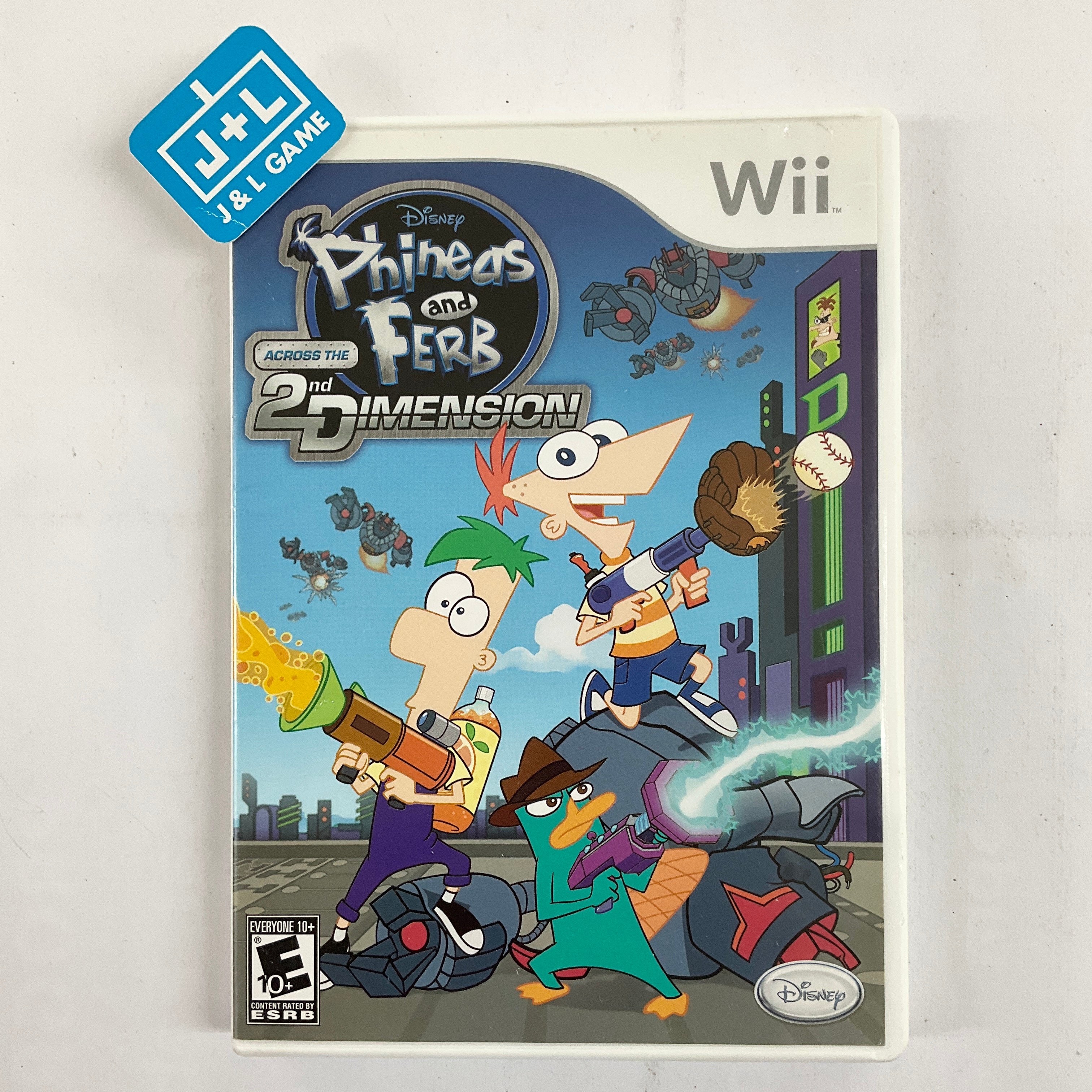 Phineas and Ferb: Across the 2nd Dimension - Nintendo Wii [Pre-Owned] Video Games Disney Interactive Studios   