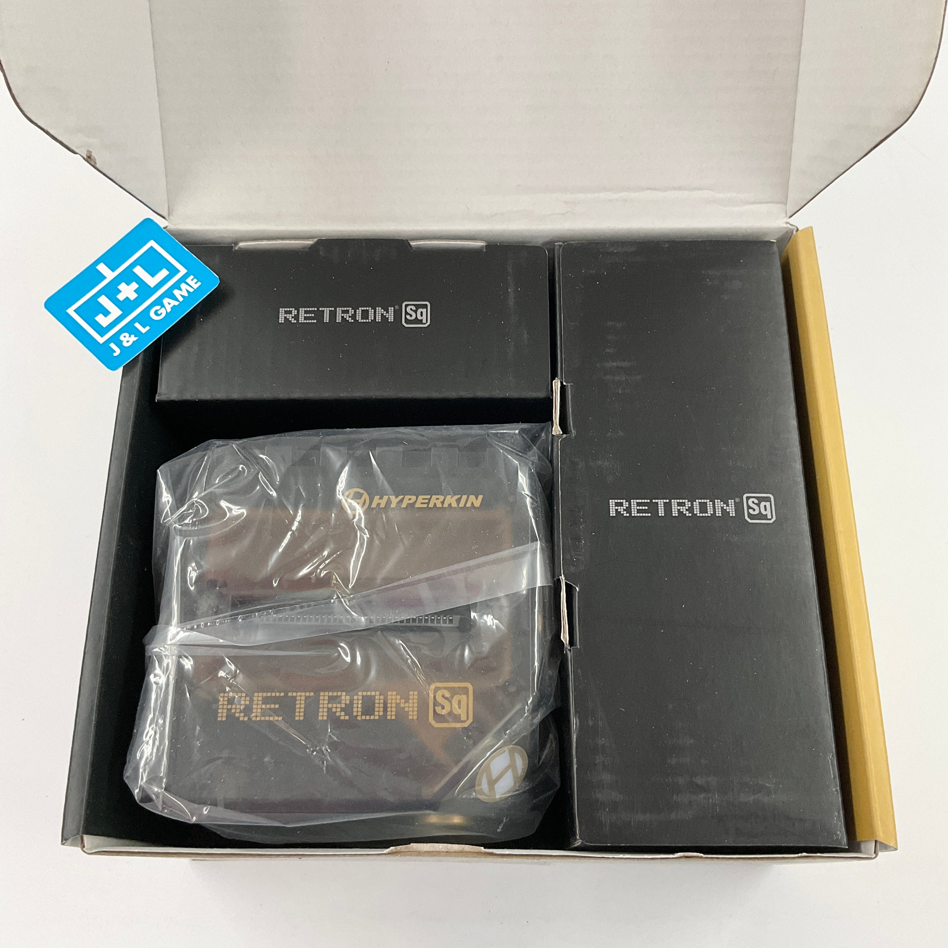 Hyperkin RetroN Sq: HD Gaming Console for Game Boy/Color/ Game Boy Advance (Black & Gold) - Game Boy Advance [UNBOXING] CONSOLE Hyperkin   