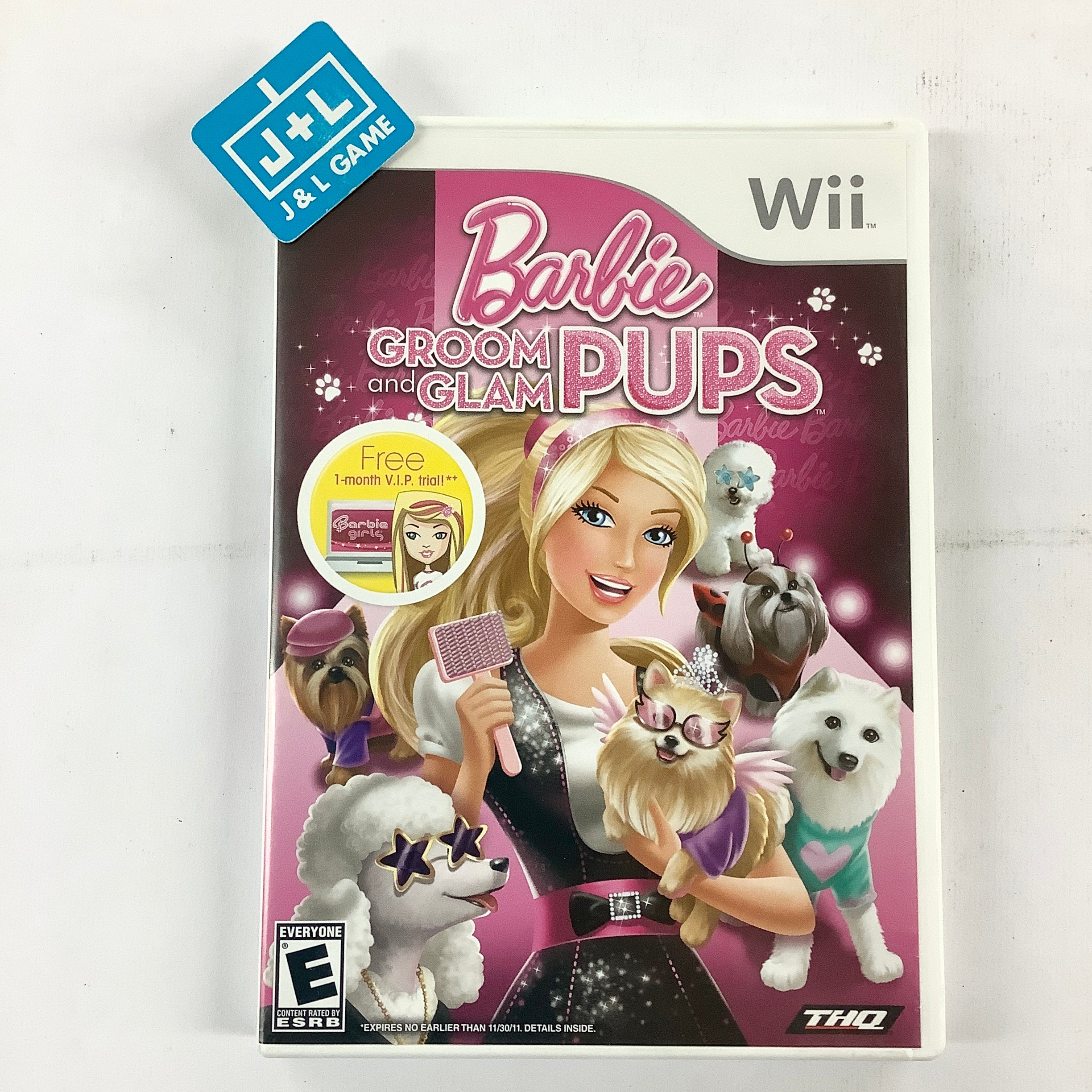 Barbie: Groom And Glam Pups - Nintendo Wii [Pre-Owned] Video Games THQ   