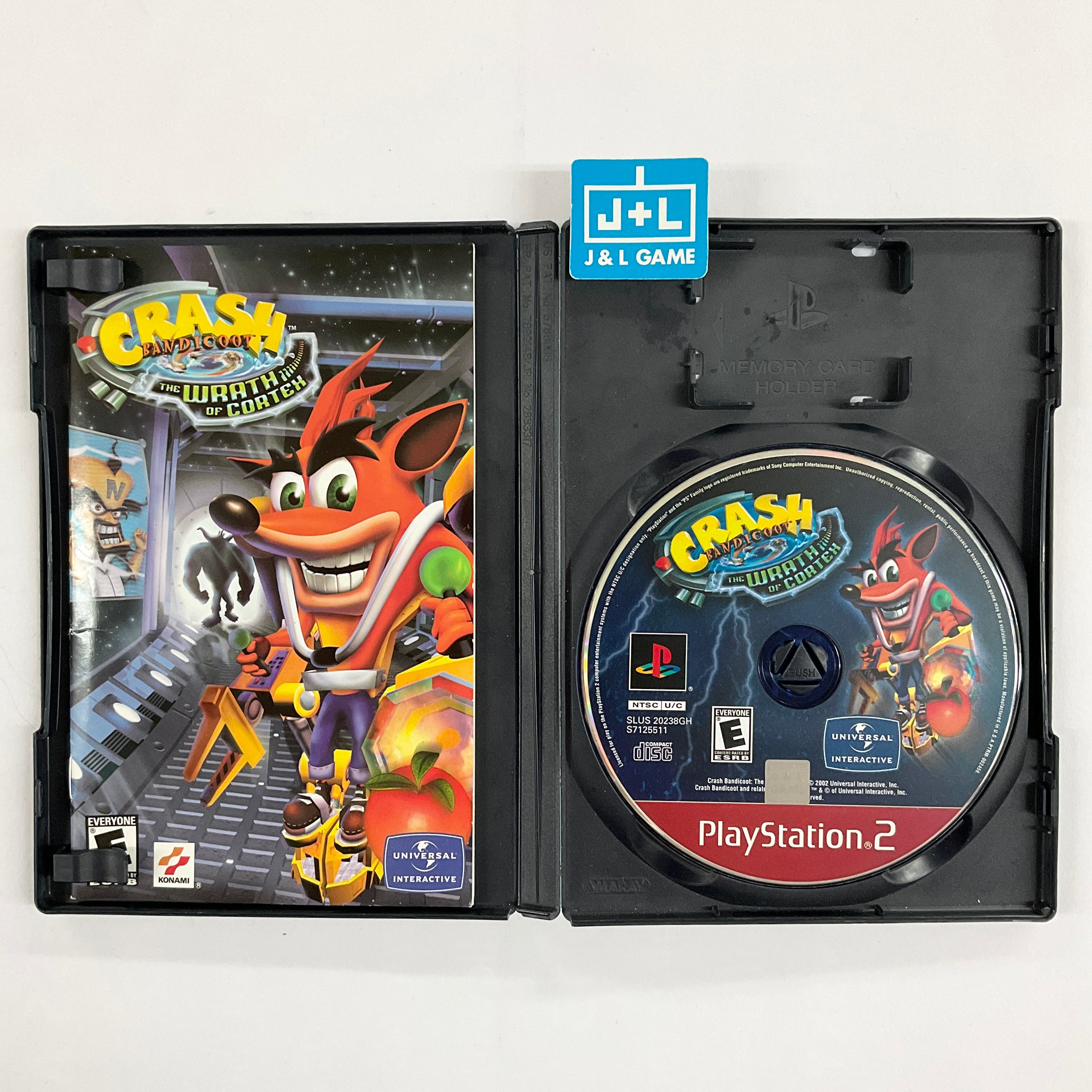 Crash Bandicoot: The Wrath of Cortex (Greatest Hits)  - (PS2) PlayStation 2 [Pre-Owned] Video Games Universal Interactive   