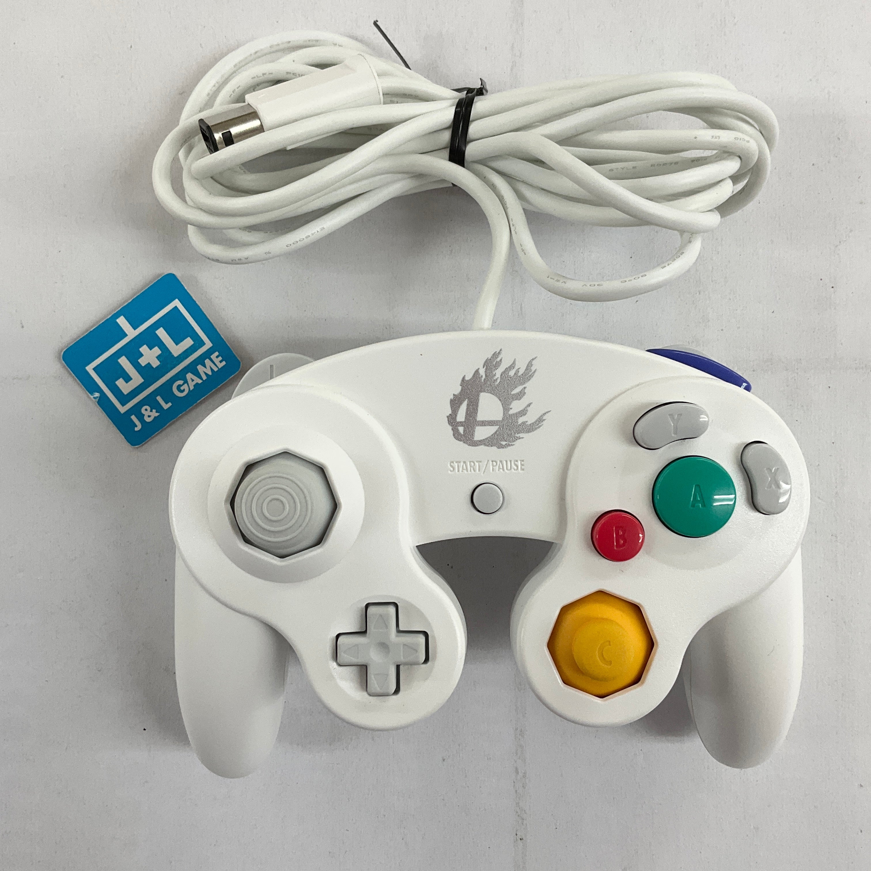 Nintendo GameCube Controller (Super Smash Bros) (White) - (GC) GameCube [Pre-Owned] Accessories Nintendo   