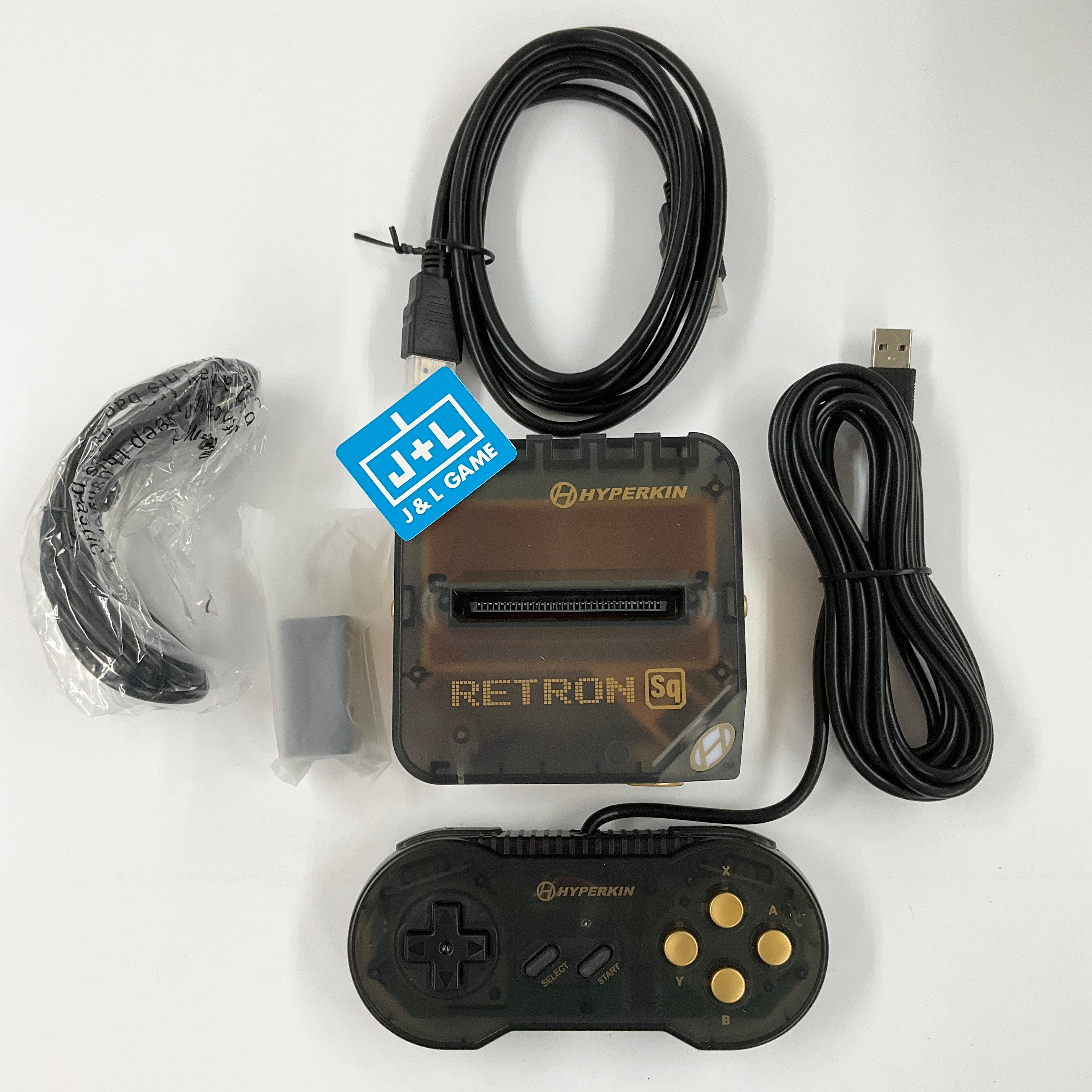 Hyperkin RetroN Sq: HD Gaming Console for Game Boy/Color/ Game Boy Advance (Black & Gold) - Game Boy Advance [UNBOXING] CONSOLE Hyperkin   