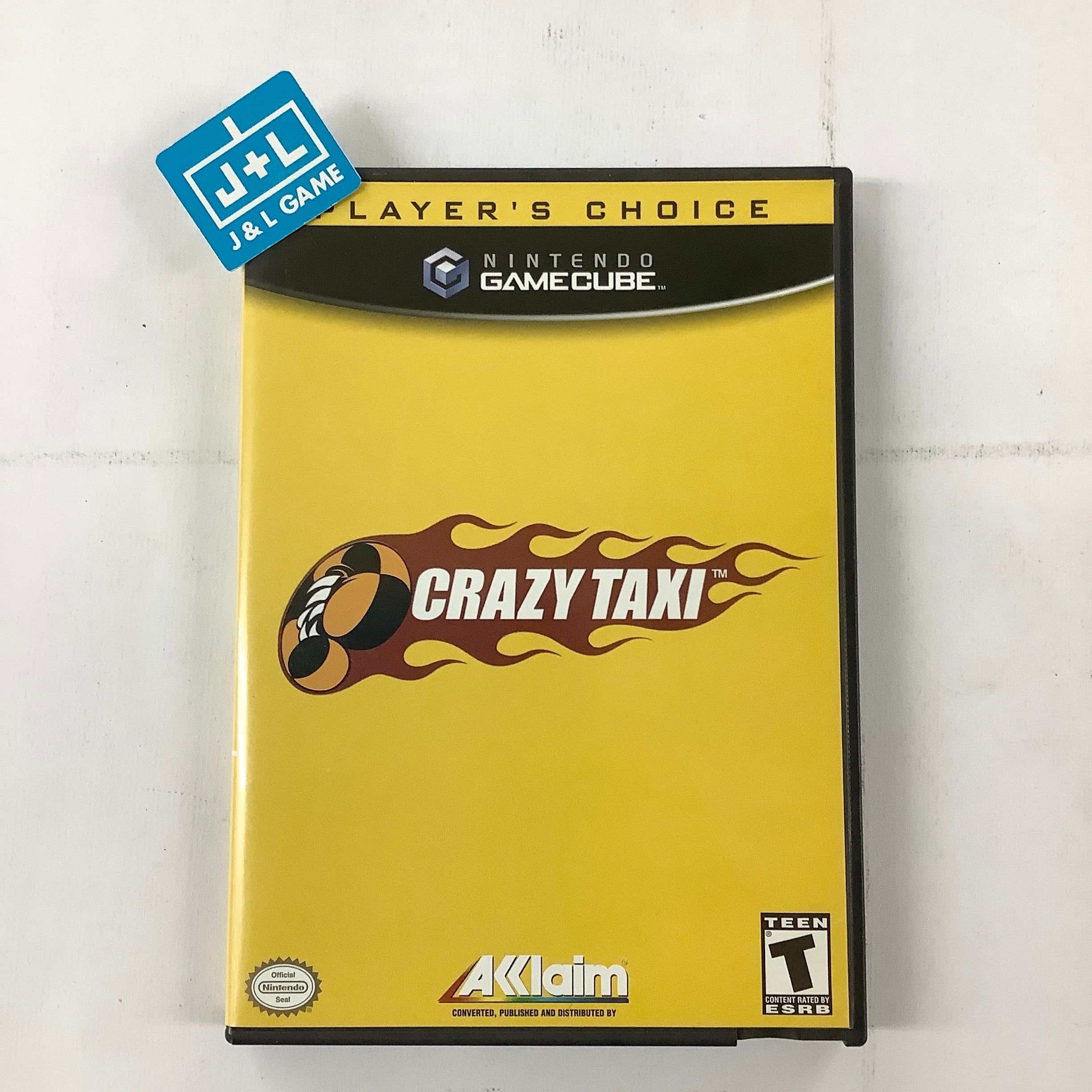 Crazy Taxi (Player's Choice) - (GC) Nintendo GameCube [Pre-Owned] Video Games Acclaim   