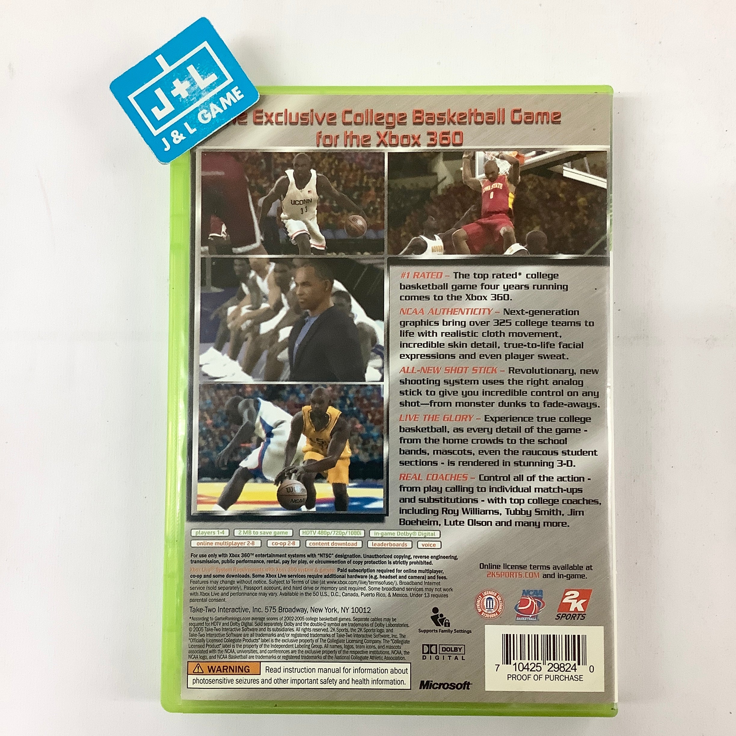 College Hoops 2K6 - Xbox 360 [Pre-Owned] Video Games 2K Sports   