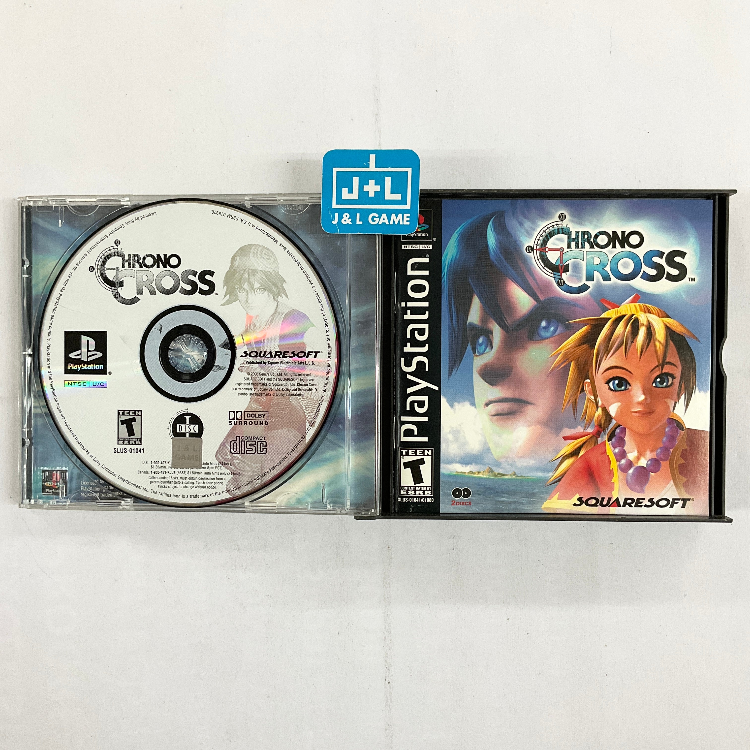 Chrono Cross - (PS1) PlayStation 1 [Pre-Owned] Video Games Square EA   