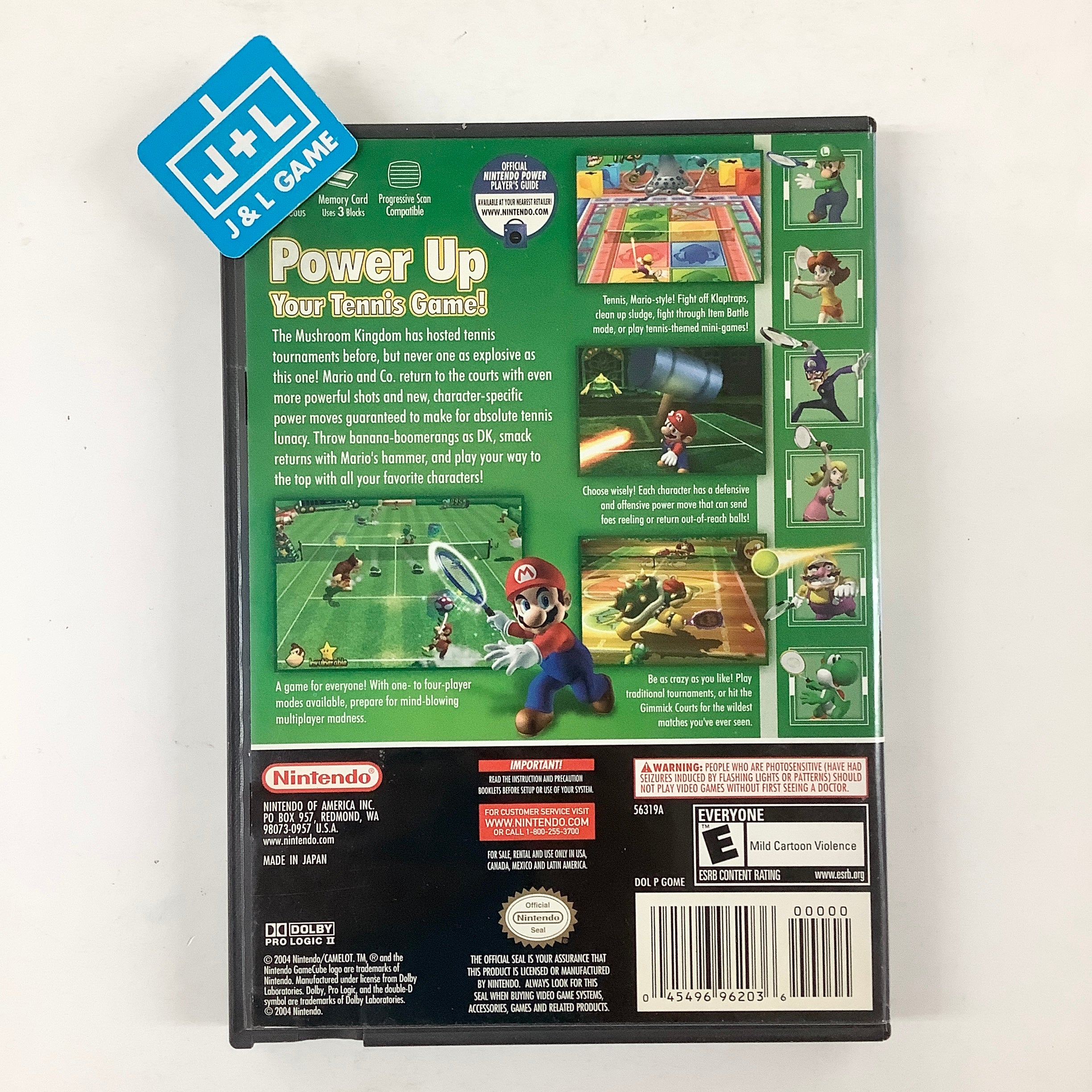 Mario Power Tennis - (GC) GameCube [Pre-Owned] Video Games Nintendo   