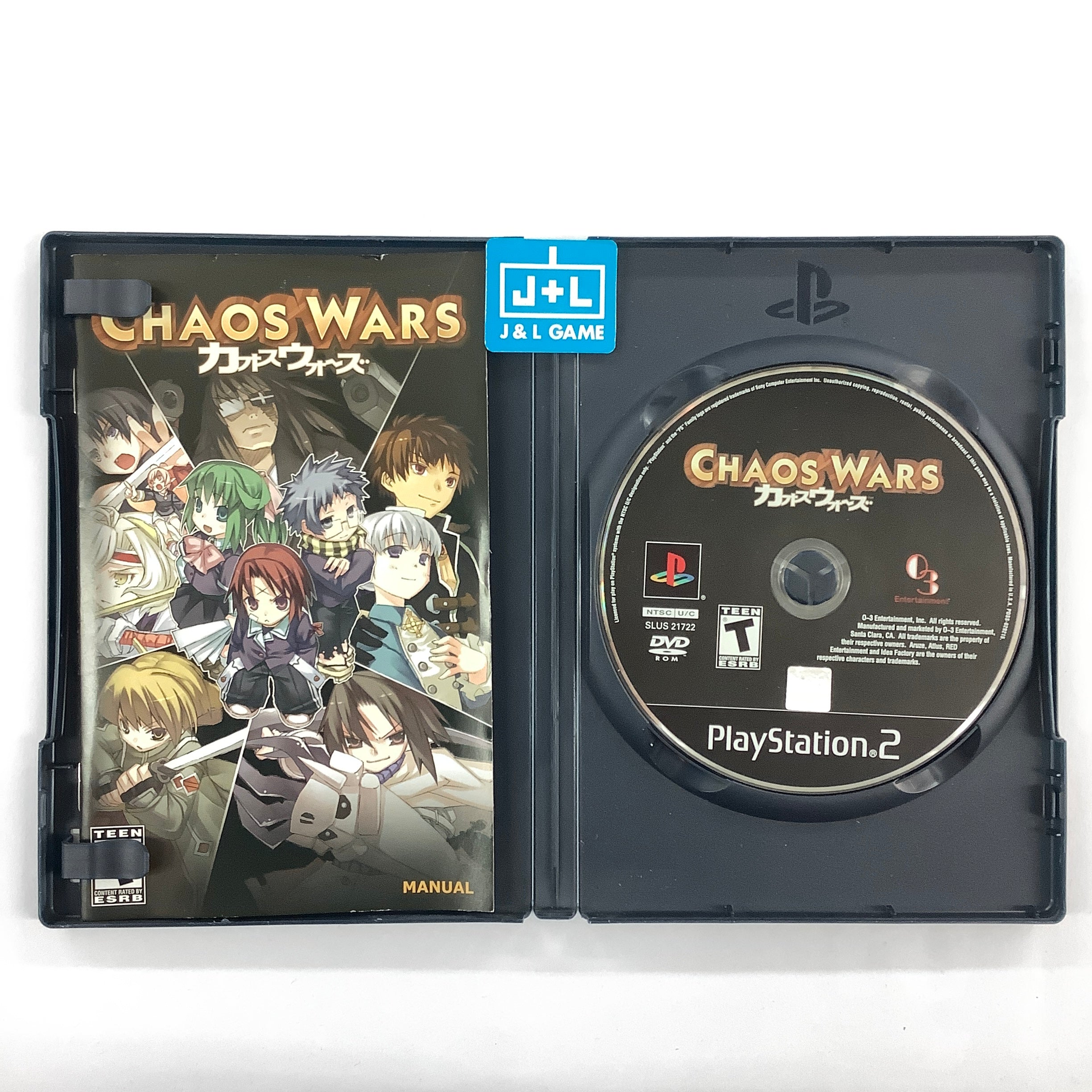 Chaos Wars - (PS2) PlayStation 2 [Pre-Owned] Video Games Idea Factory   