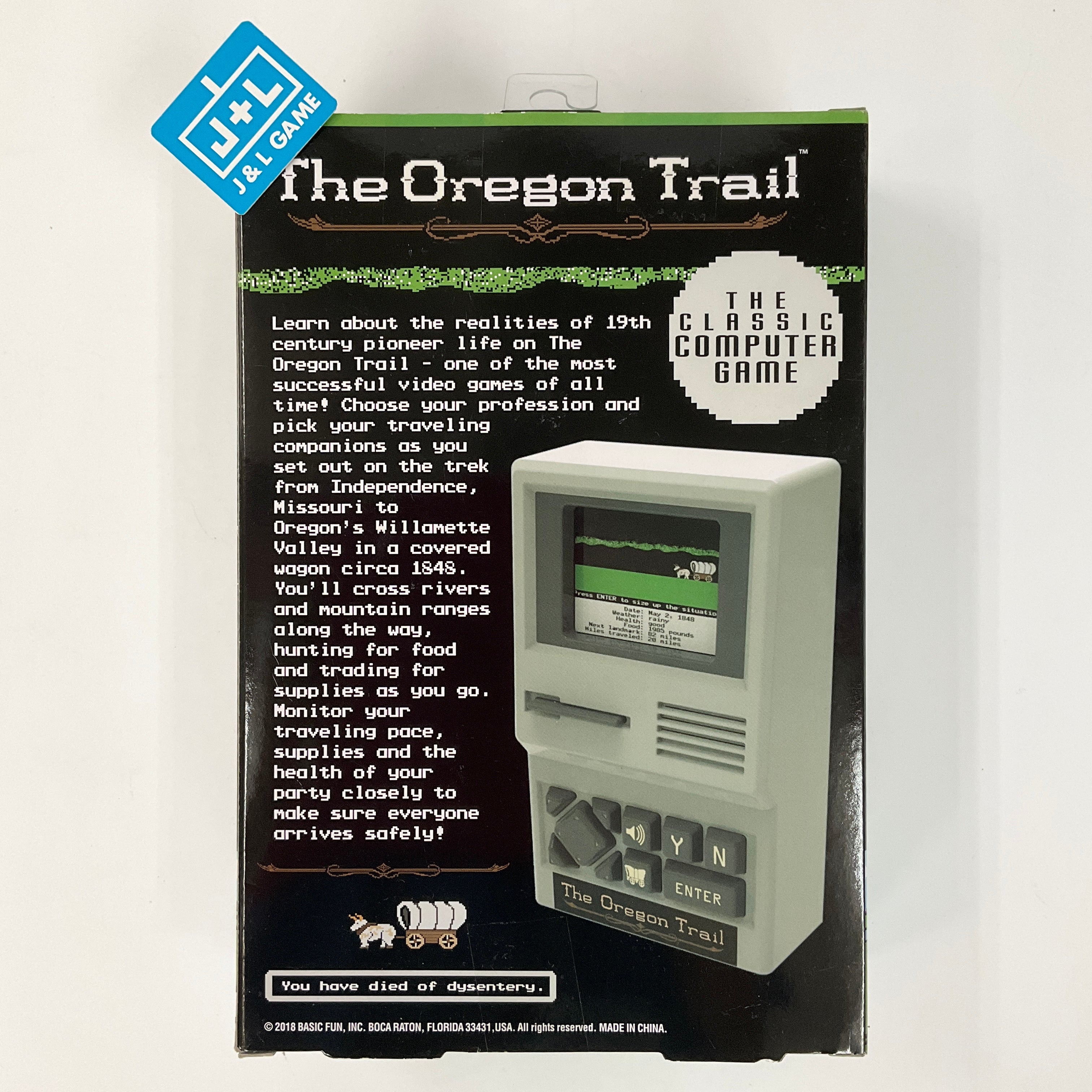 The Oregon Trail Handheld Game Toy Basic Fun   