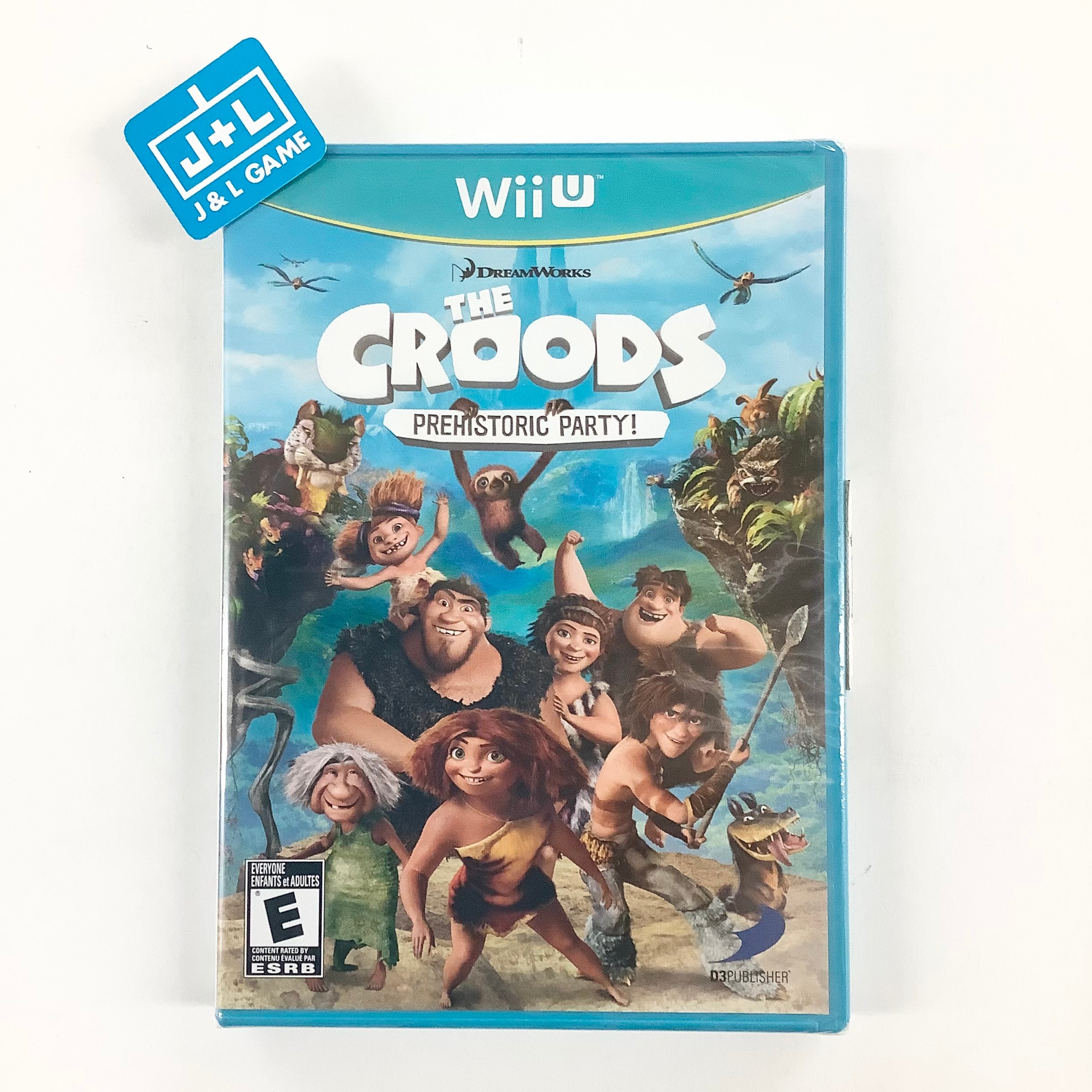 DreamWorks The Croods: Prehistoric Party! - Nintendo Wii U Video Games D3Publisher   