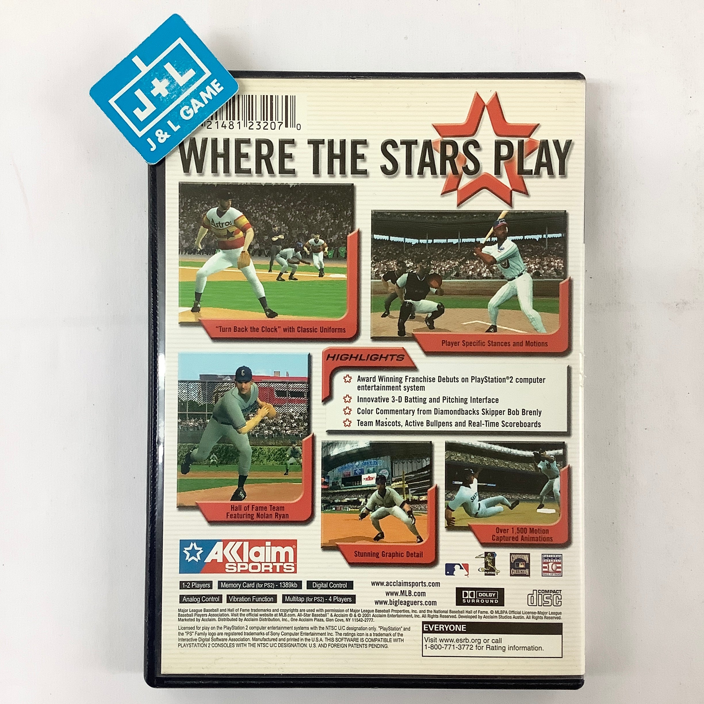 All-Star Baseball 2002 - (PS2) PlayStation 2 [Pre-Owned] Video Games Acclaim   