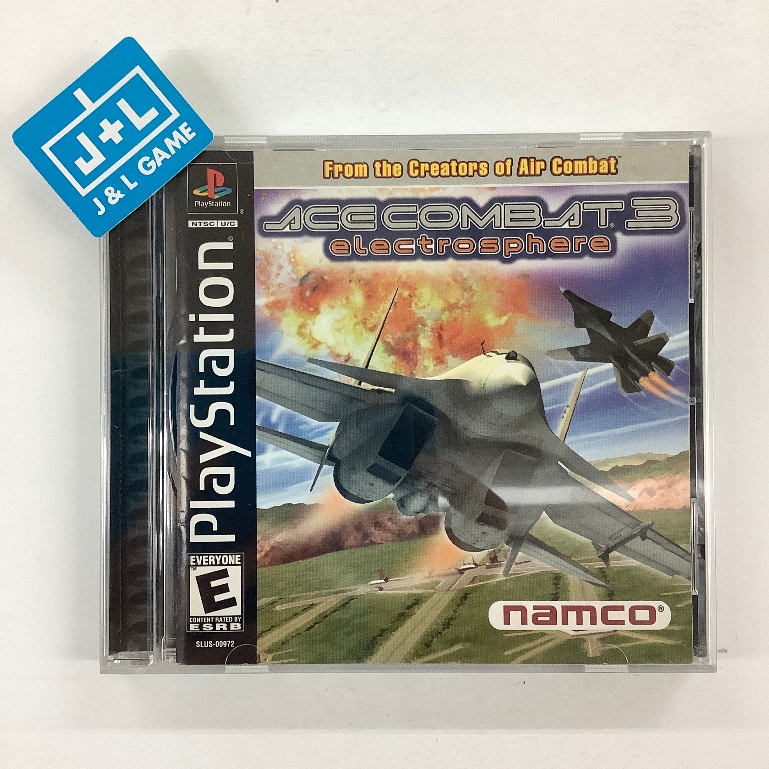 Ace Combat 3: Electrosphere - (PS1) PlayStation 1 [Pre-Owned] Video Games Namco   