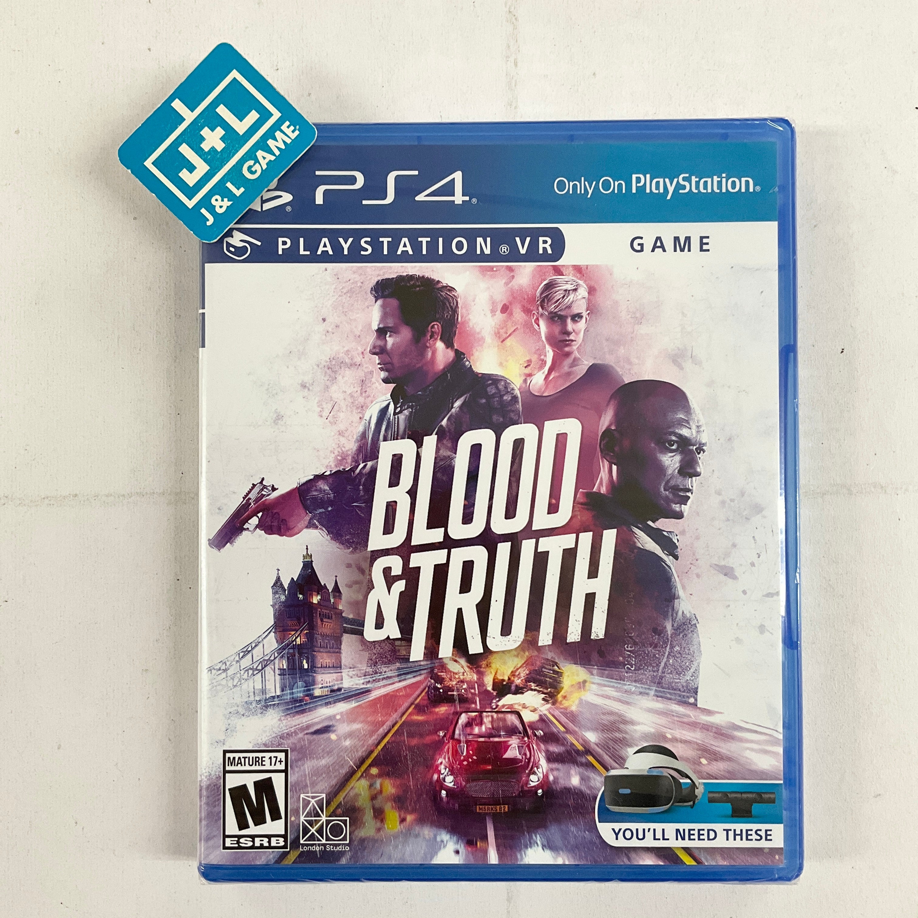 Blood & Truth (PlayStation VR) - (PS4) PlayStation 4 Video Games Sony Interactive Entertainment   